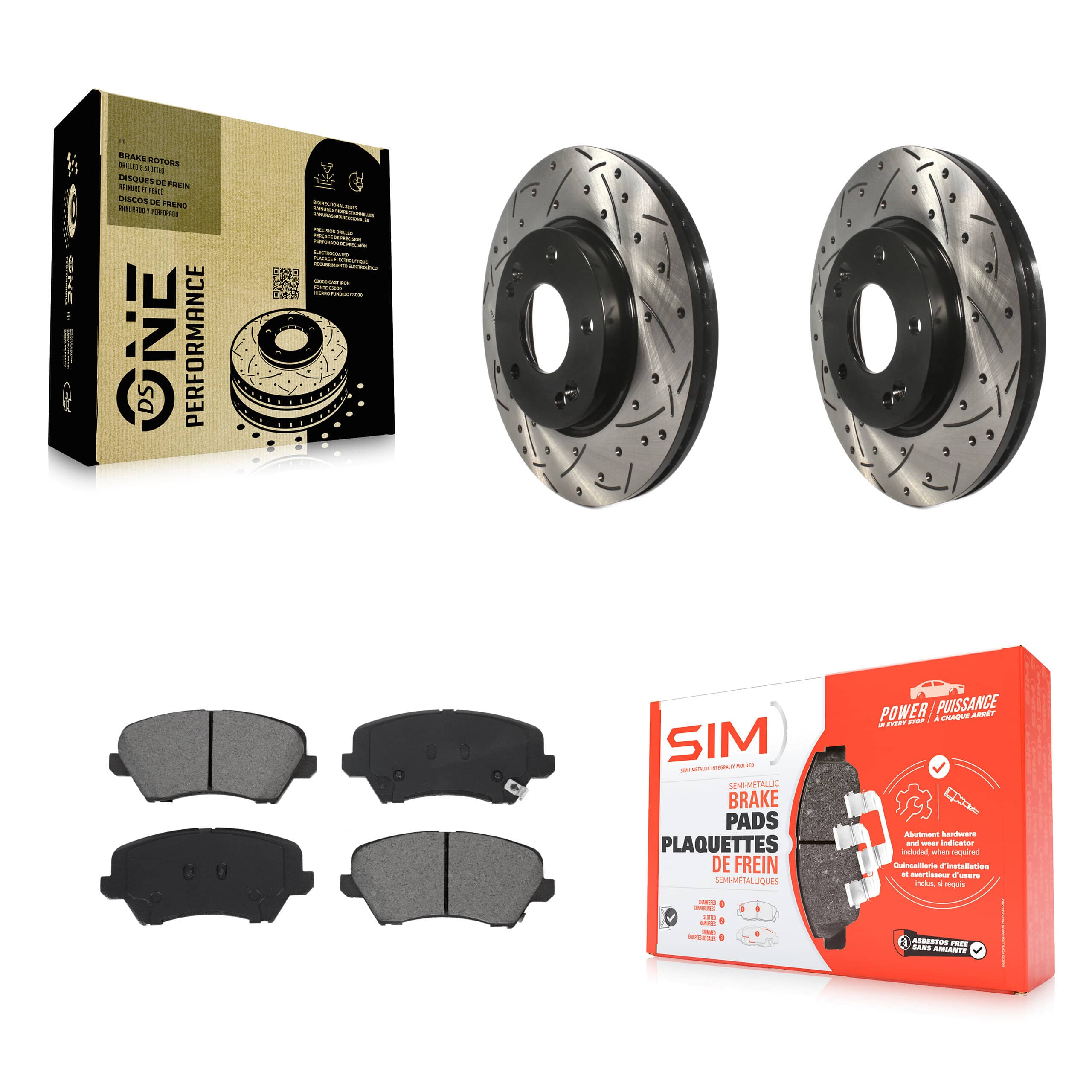 Transit Auto - KDS-100613 - Front Disc Brake Kits