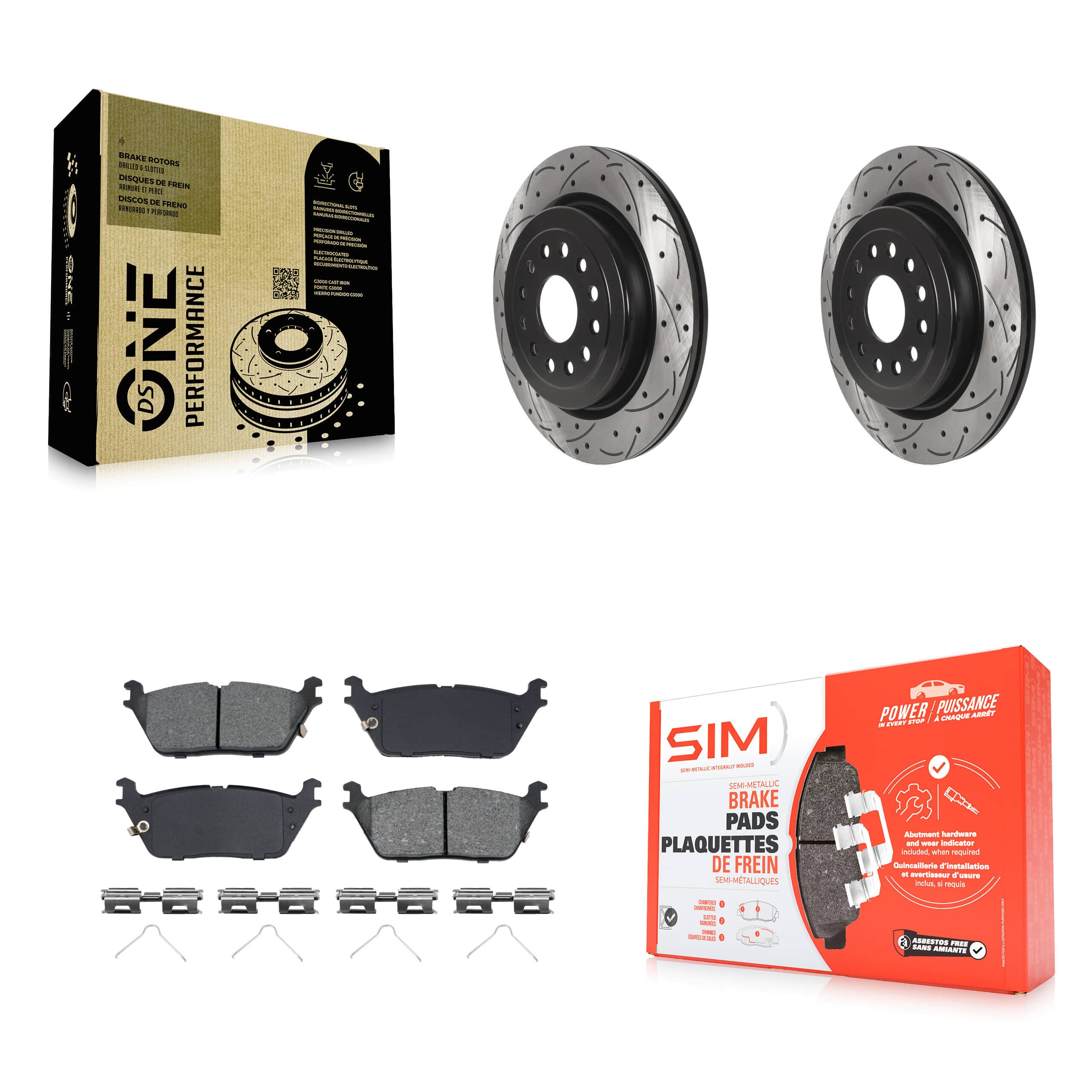 Transit Auto - KDS-100887 - Rear Disc Brake Kits