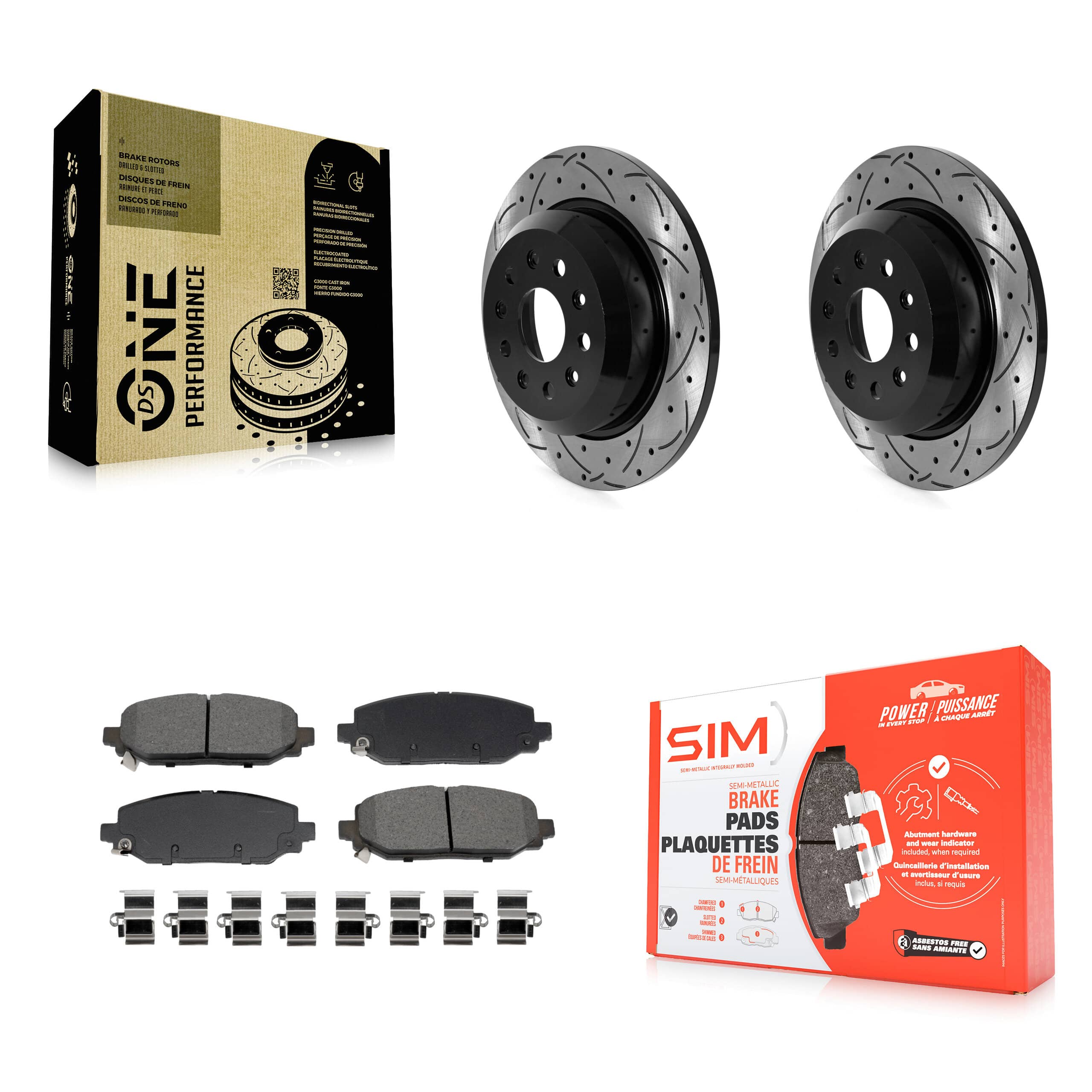 Transit Auto - KDS-101075 - Rear Disc Brake Kits