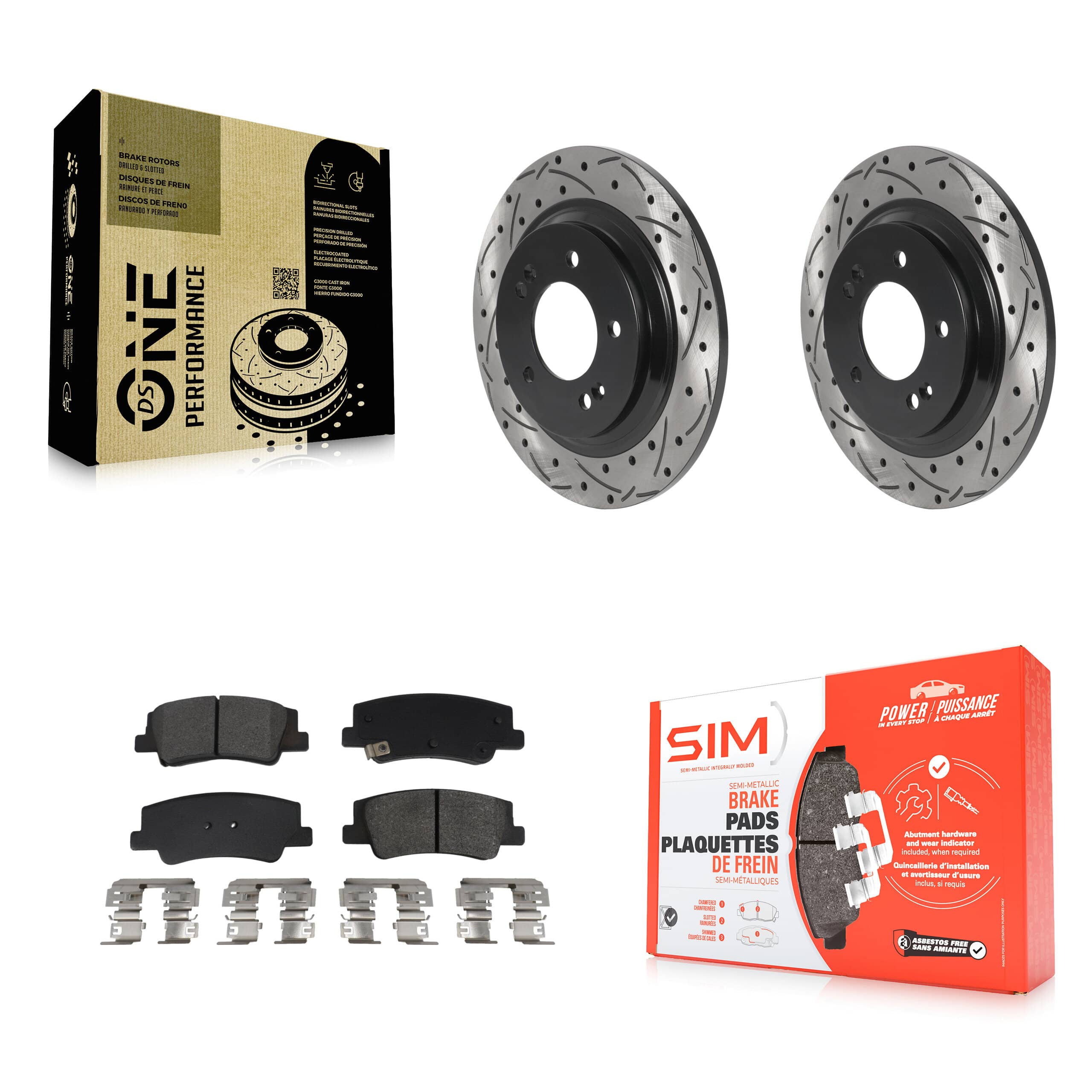 Transit Auto - KDS-101078 - Rear Disc Brake Kits