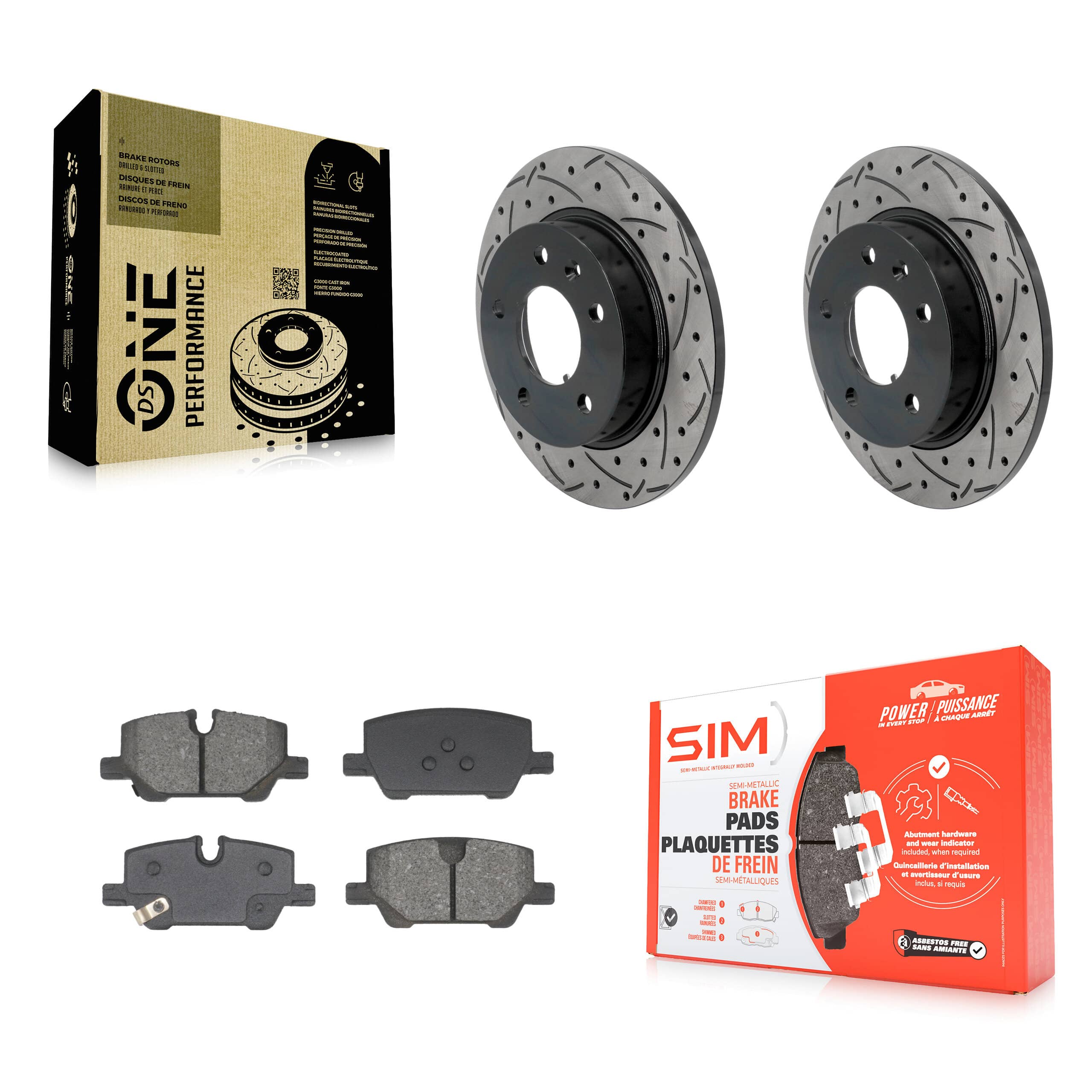Transit Auto - KDS-101161 - Rear Disc Brake Kits