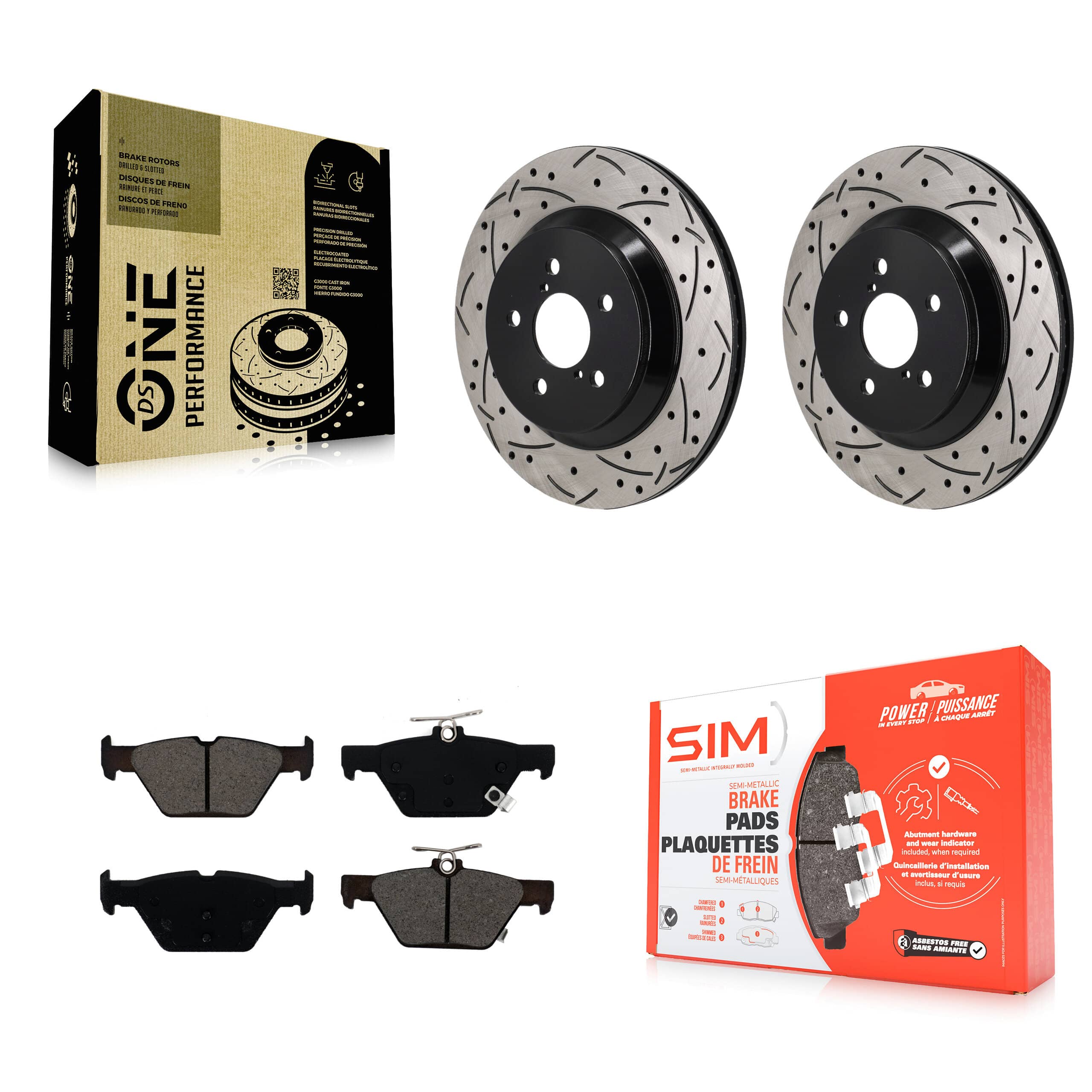 Transit Auto - KDS-101175 - Rear Disc Brake Kits