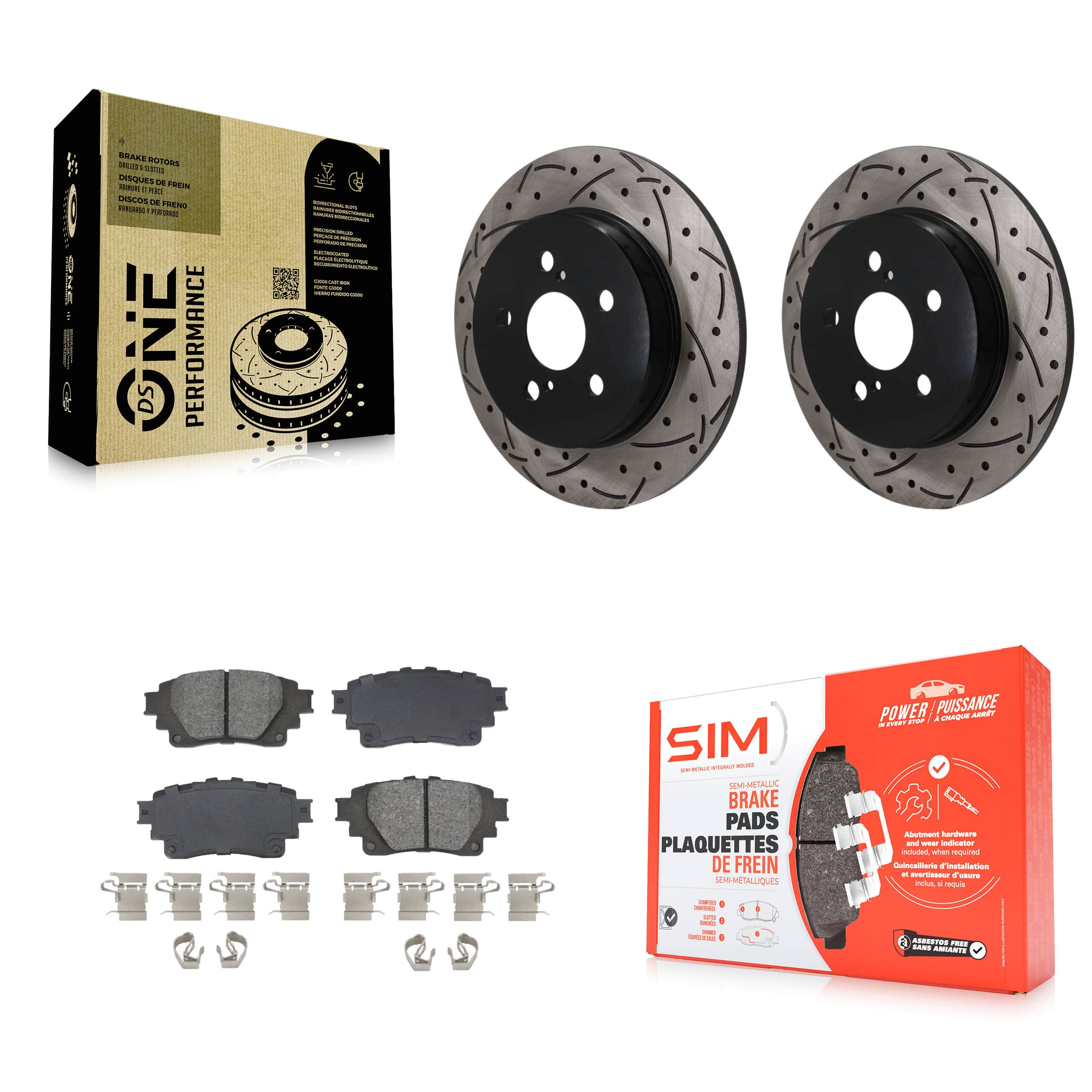 Transit Auto - KDS-101671 - Rear Disc Brake Kits