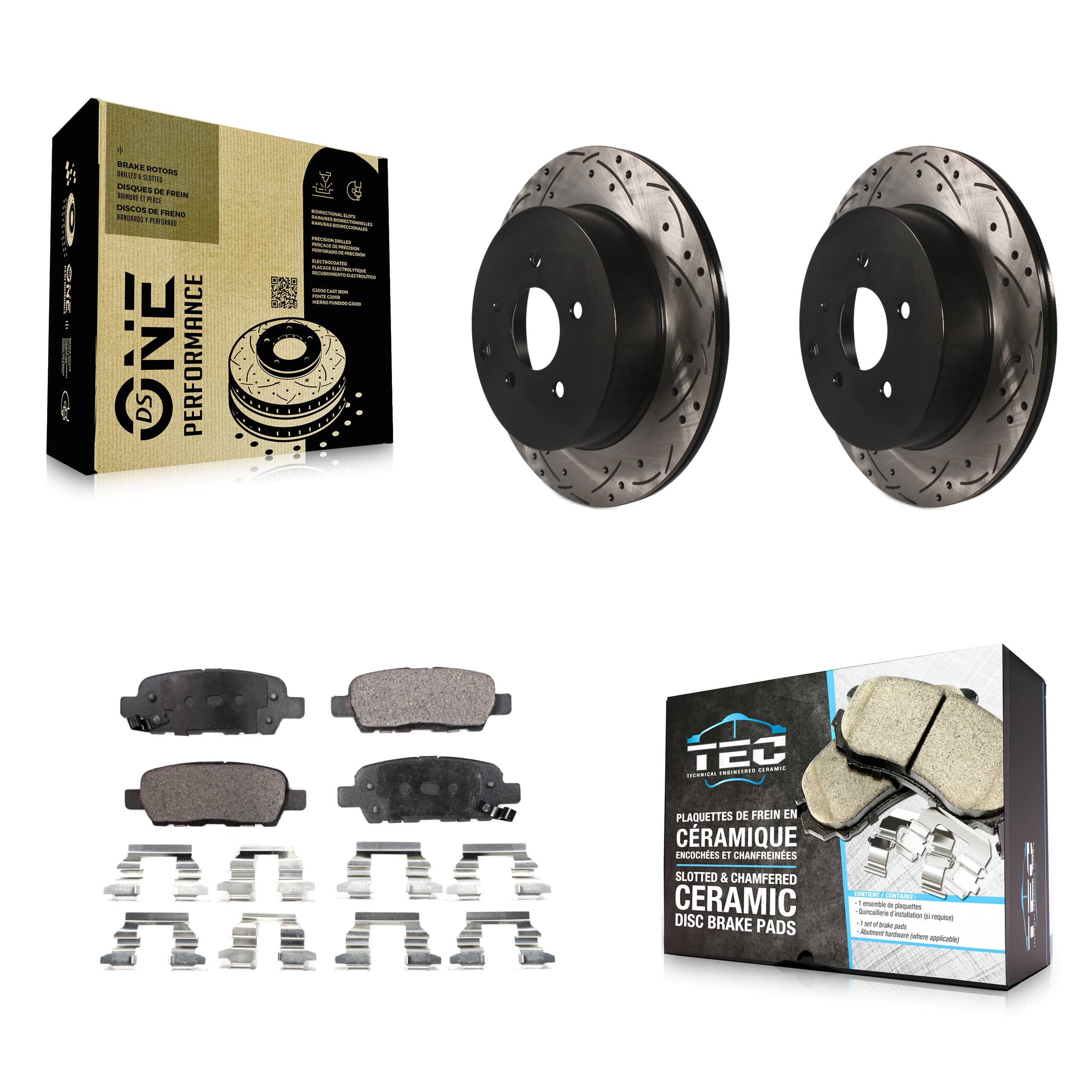 Transit Auto - KDT-100493 - Rear Disc Brake Kits