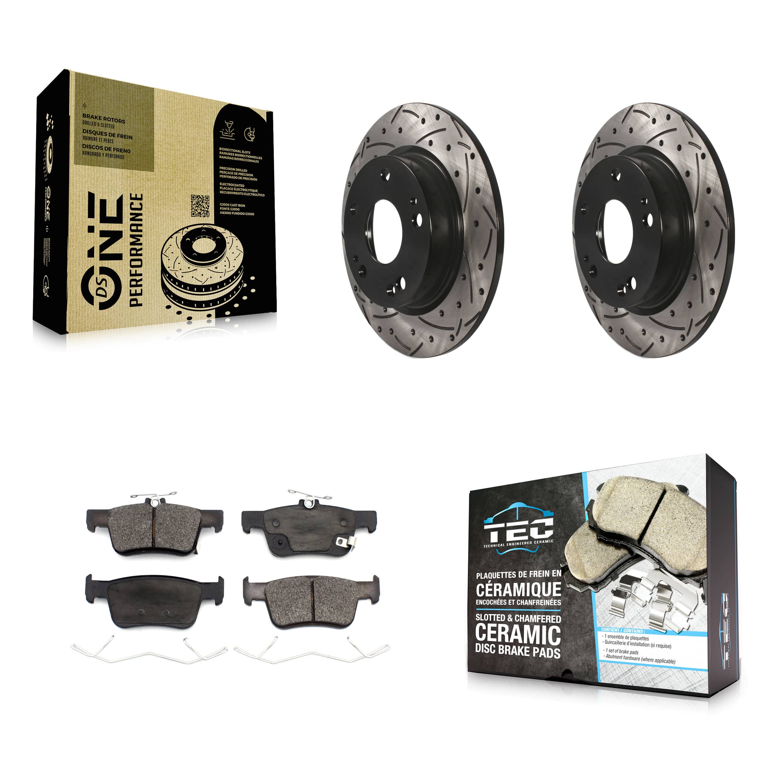 Transit Auto - KDT-100748 - Rear Disc Brake Kits
