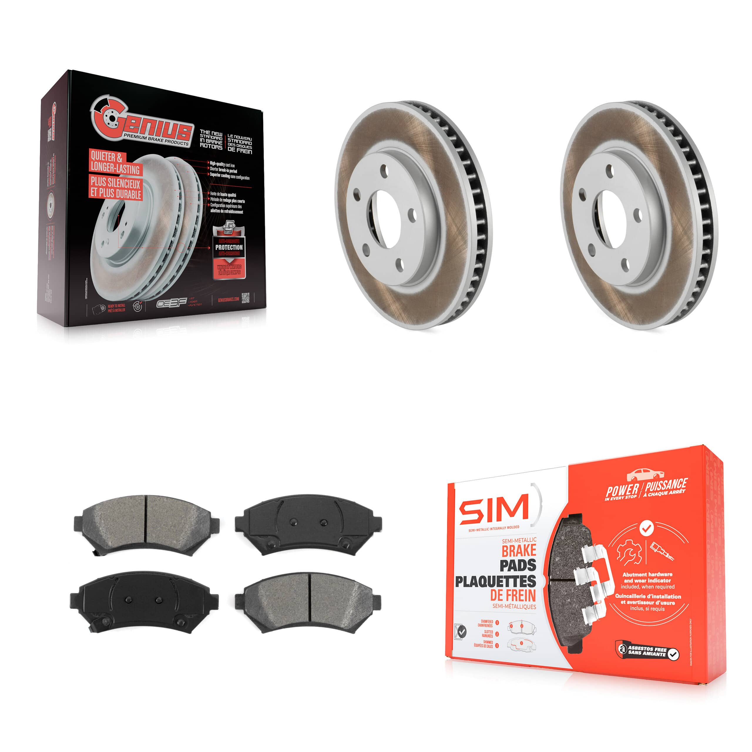 Transit Auto - KGS-100007 - Front Disc Brake Kits