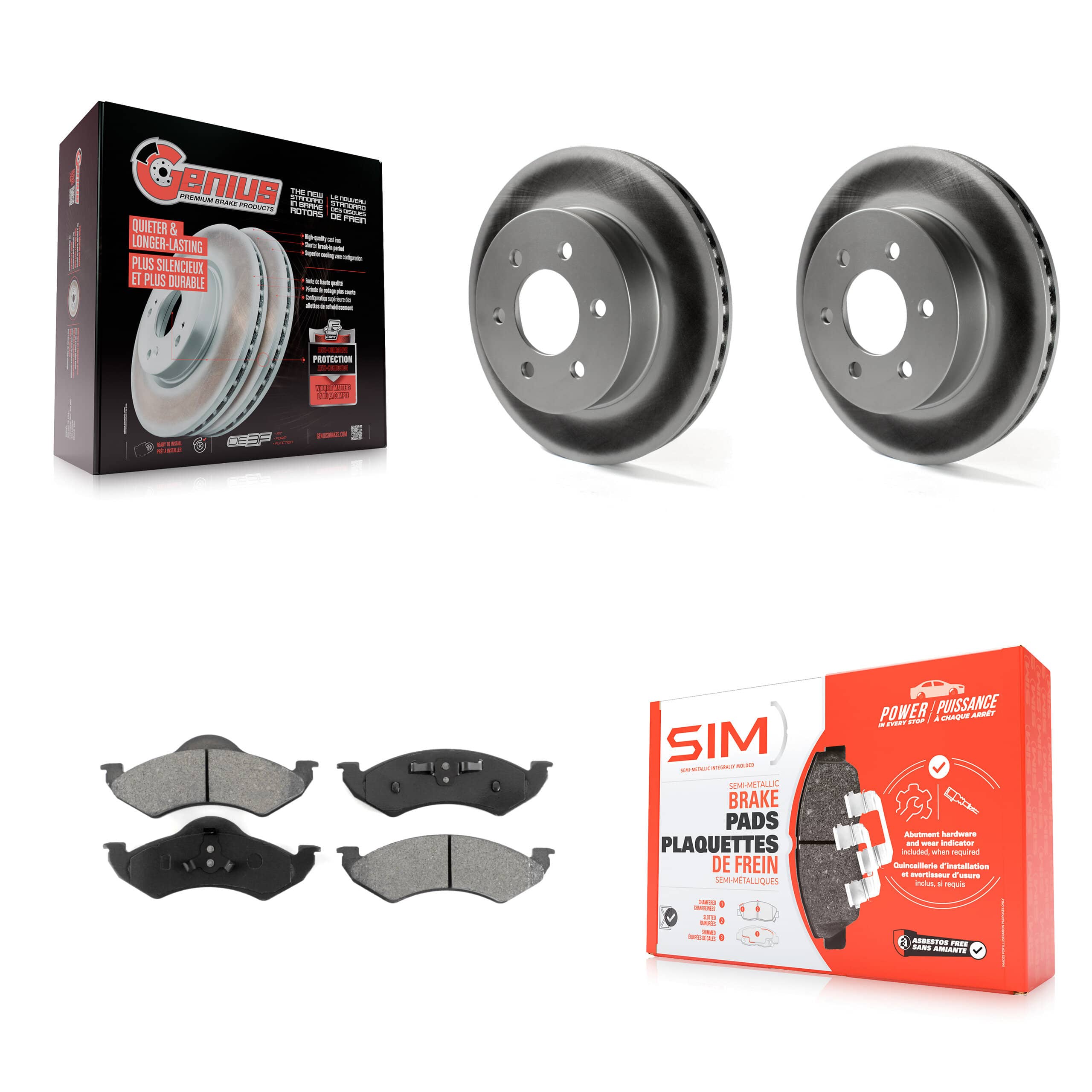 Transit Auto - KGS-100130 - Front Disc Brake Kits
