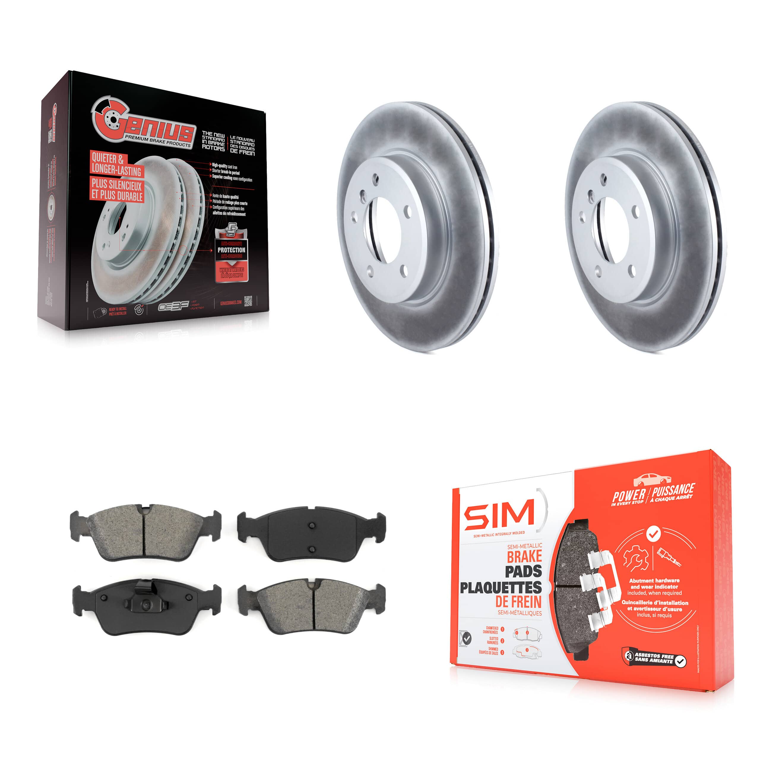 Transit Auto - KGS-100240 - Front Disc Brake Kits