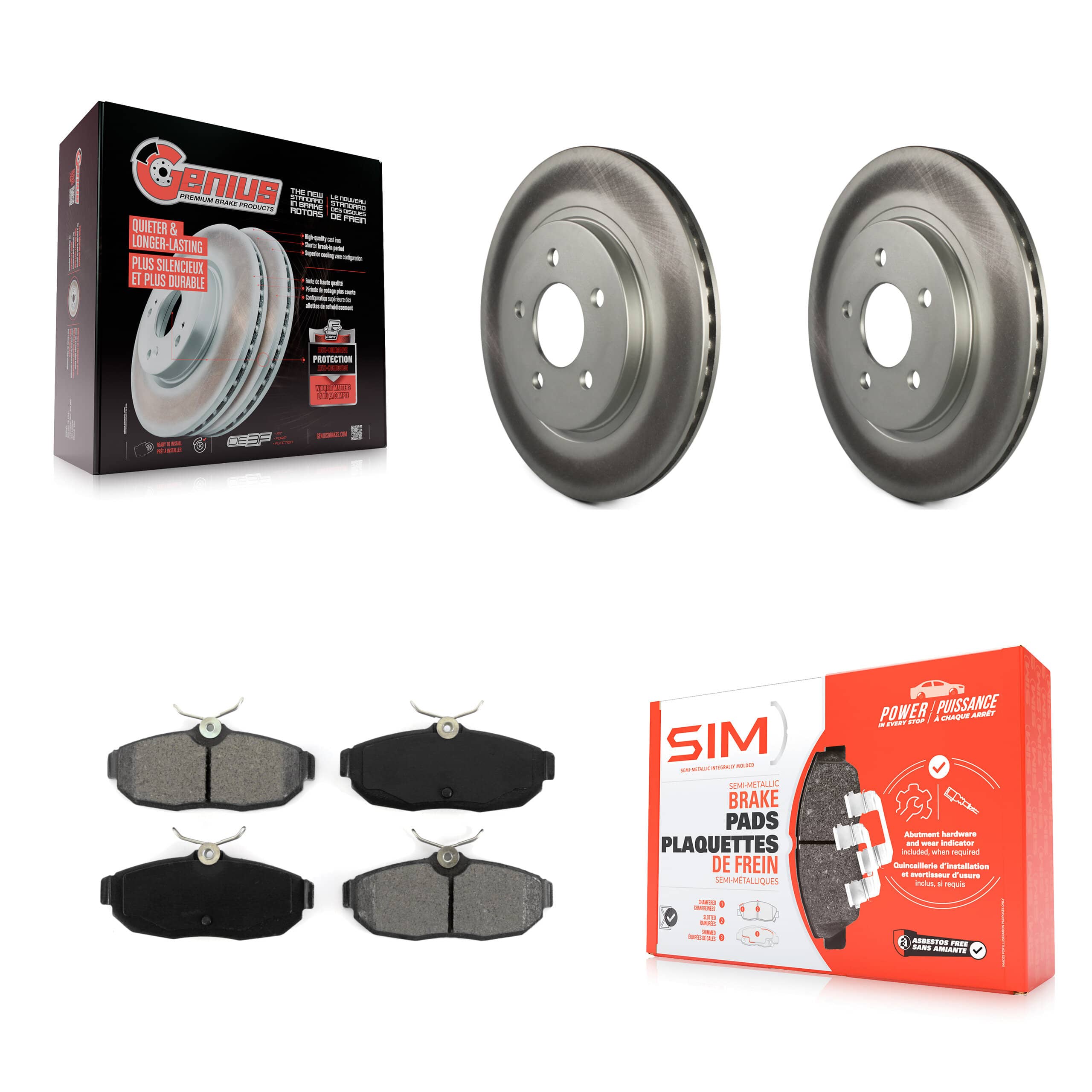 Transit Auto - KGS-101194 - Rear Disc Brake Kits