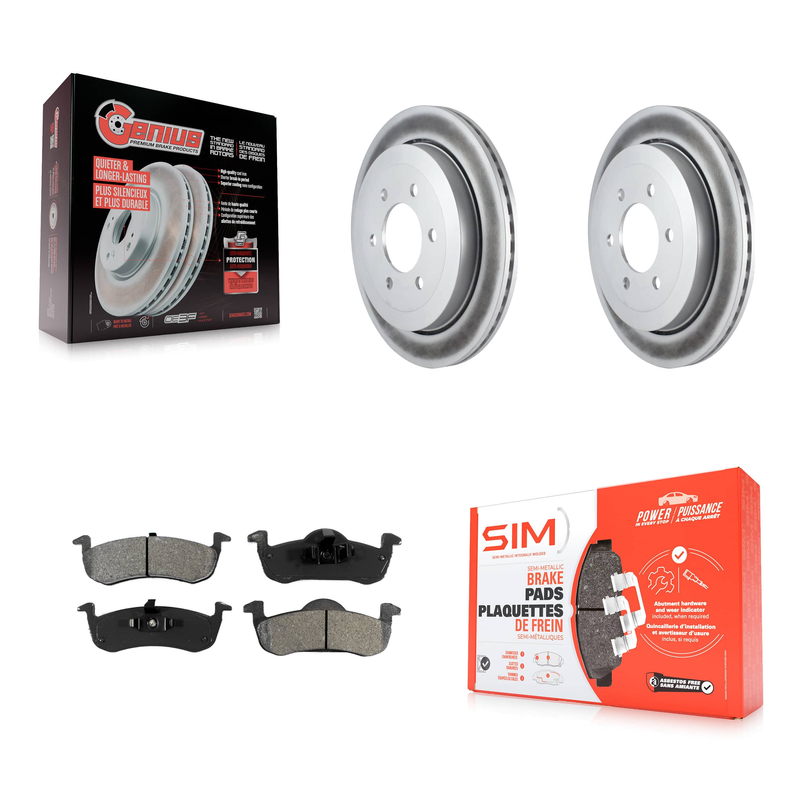Transit Auto - KGS-101204 - Rear Disc Brake Kits