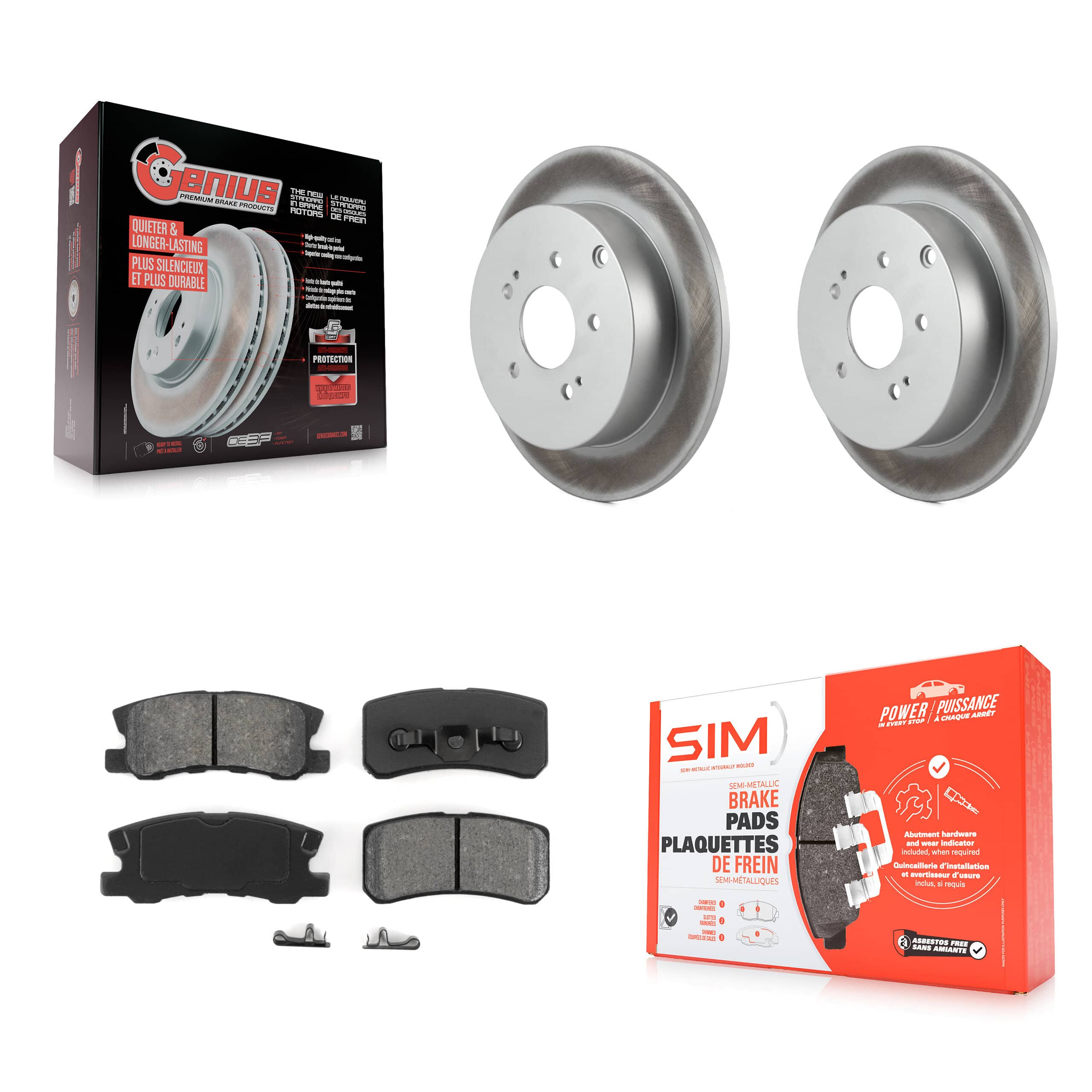 Transit Auto - KGS-101327 - Rear Disc Brake Kits