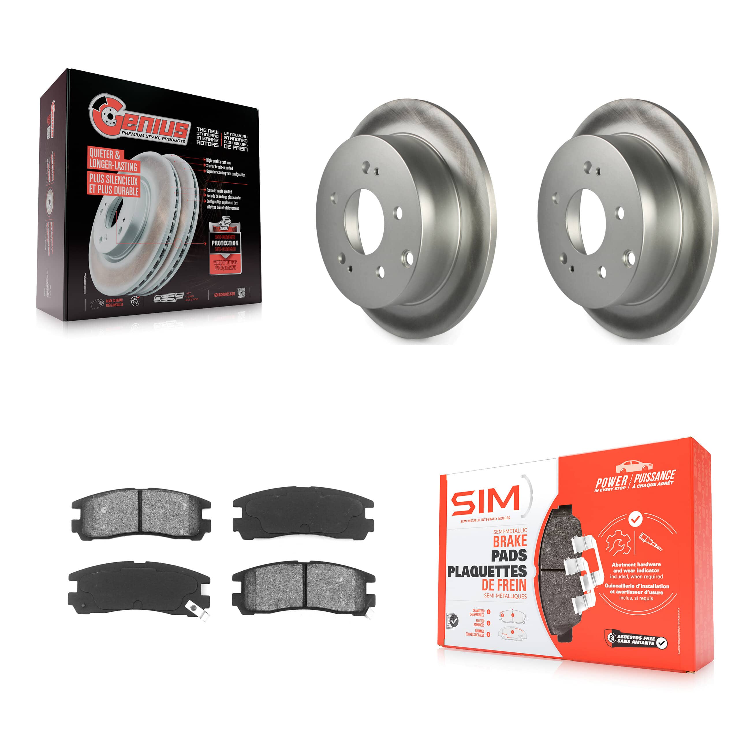 Transit Auto - KGS-101331 - Rear Disc Brake Kits