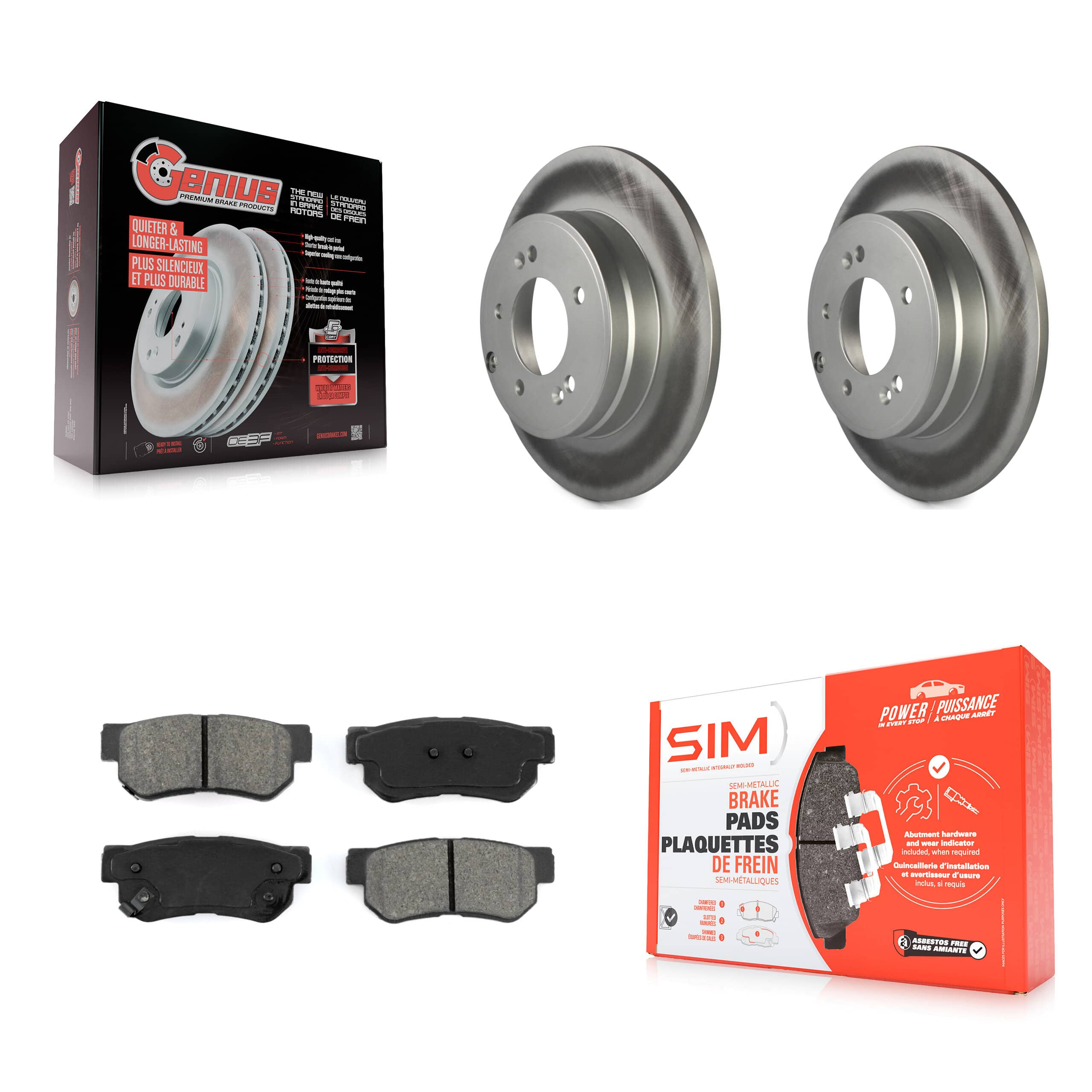 Transit Auto - KGS-101370 - Rear Disc Brake Kits
