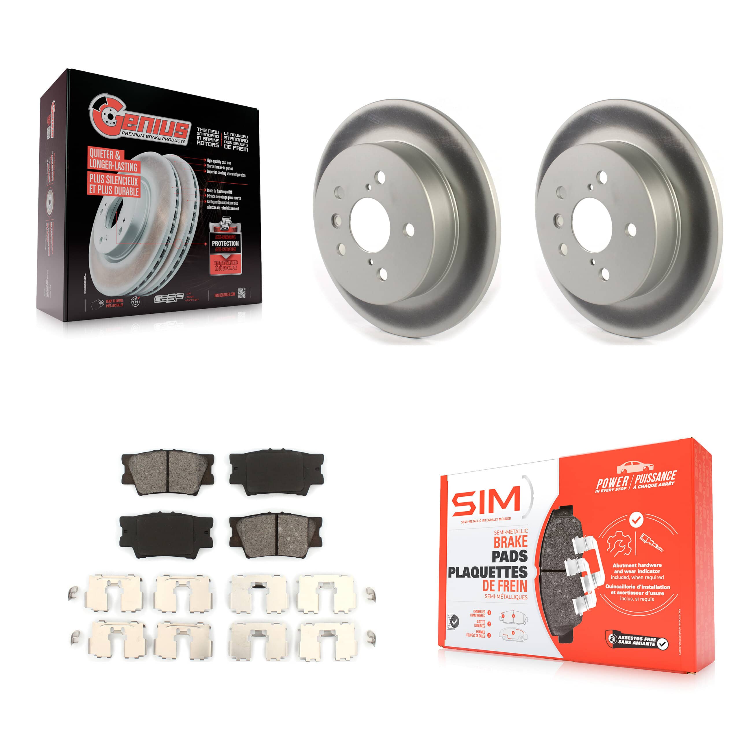 Transit Auto - KGS-101874 - Rear Disc Brake Kits