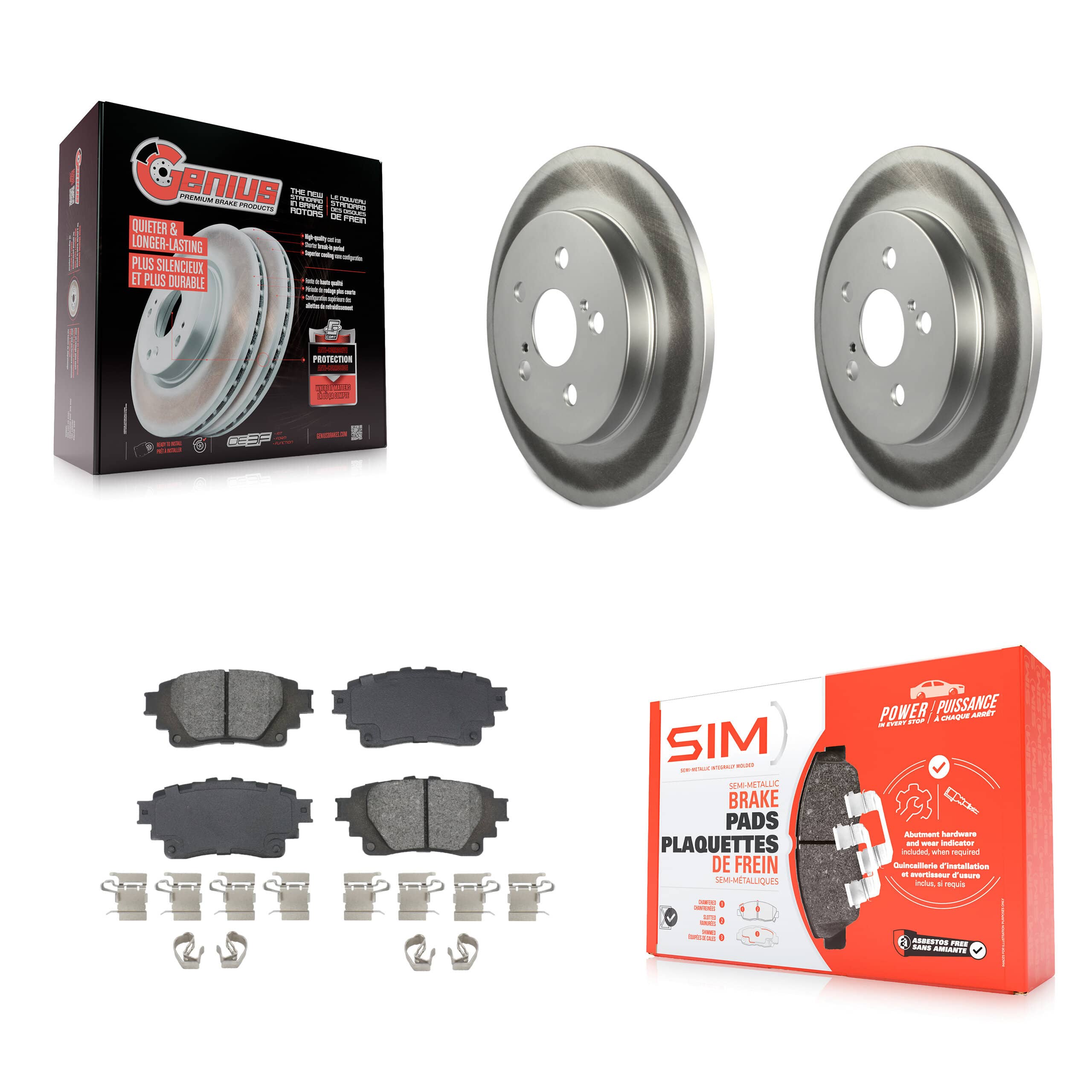 Transit Auto - KGS-102737 - Rear Disc Brake Kits