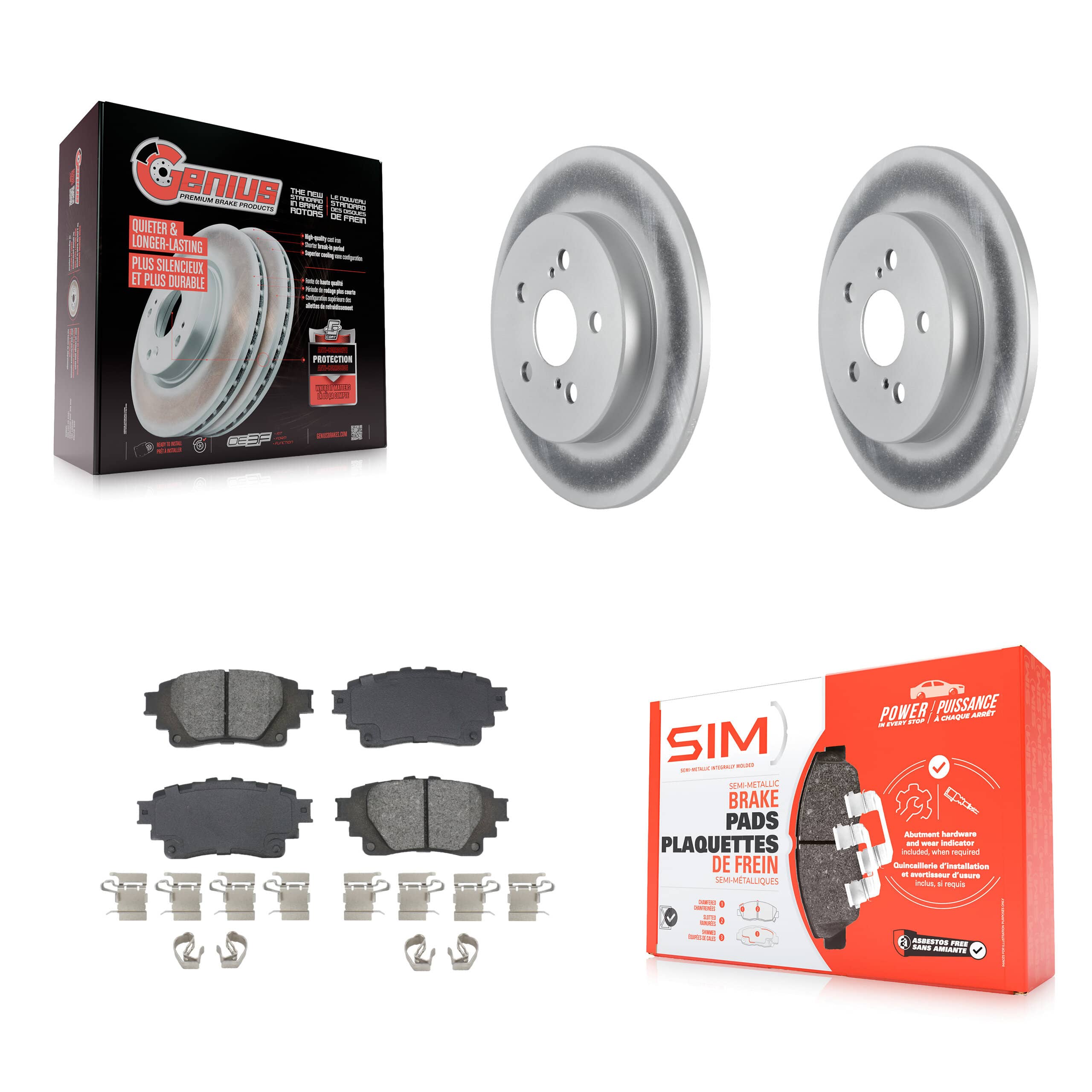 Transit Auto - KGS-102738 - Rear Disc Brake Kits