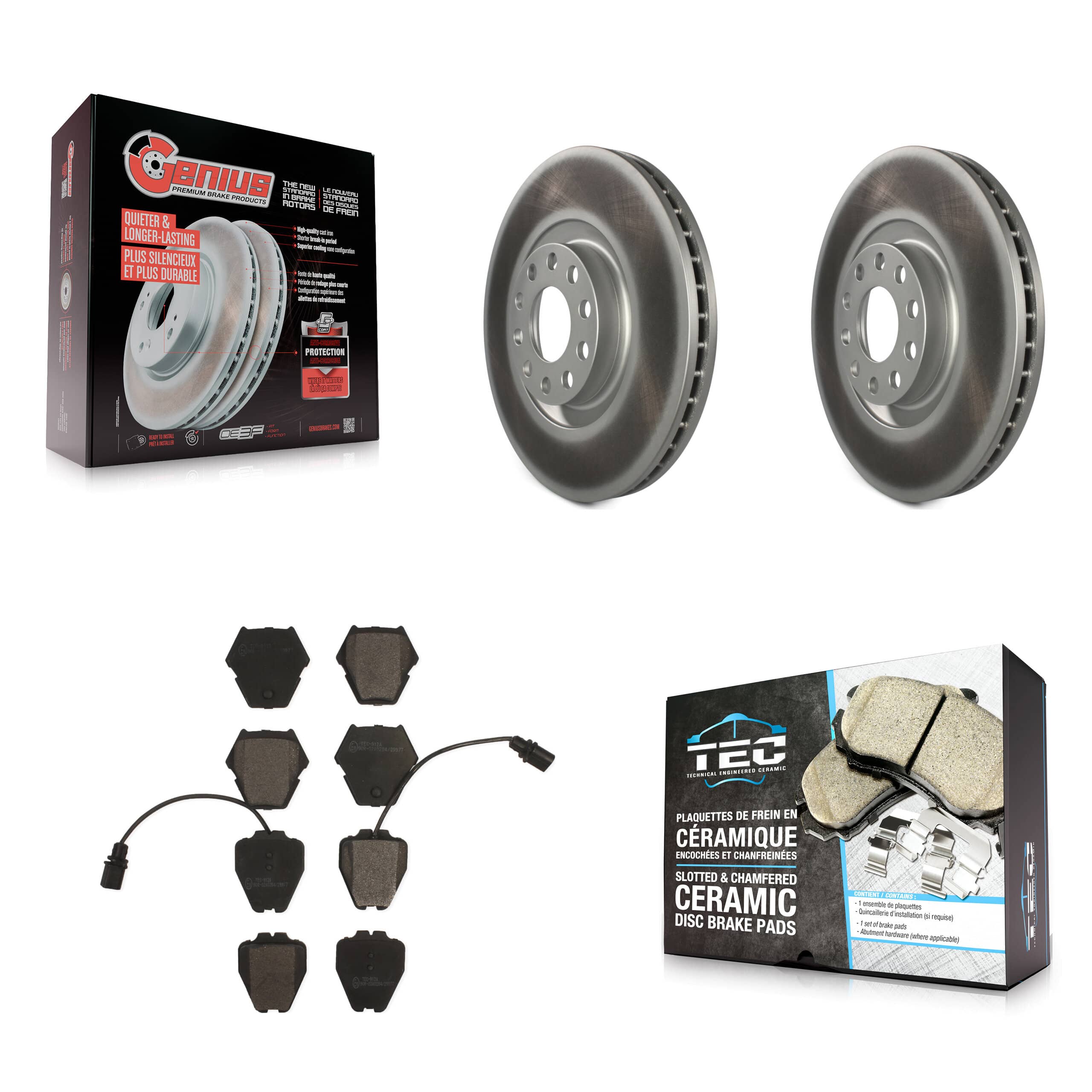Transit Auto - KGT-100258 - Front Disc Brake Kits