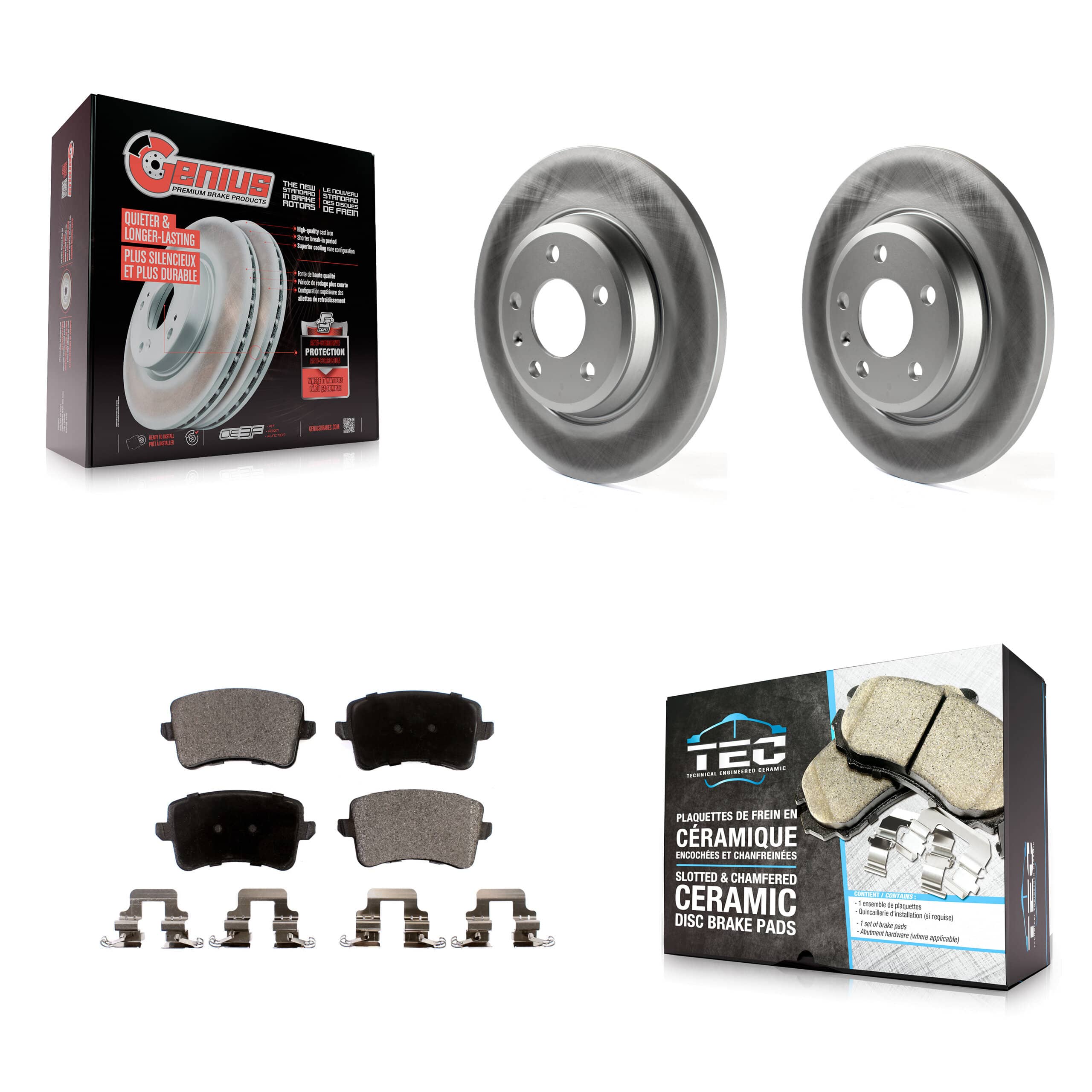 Transit Auto - KGT-101590 - Rear Disc Brake Kits