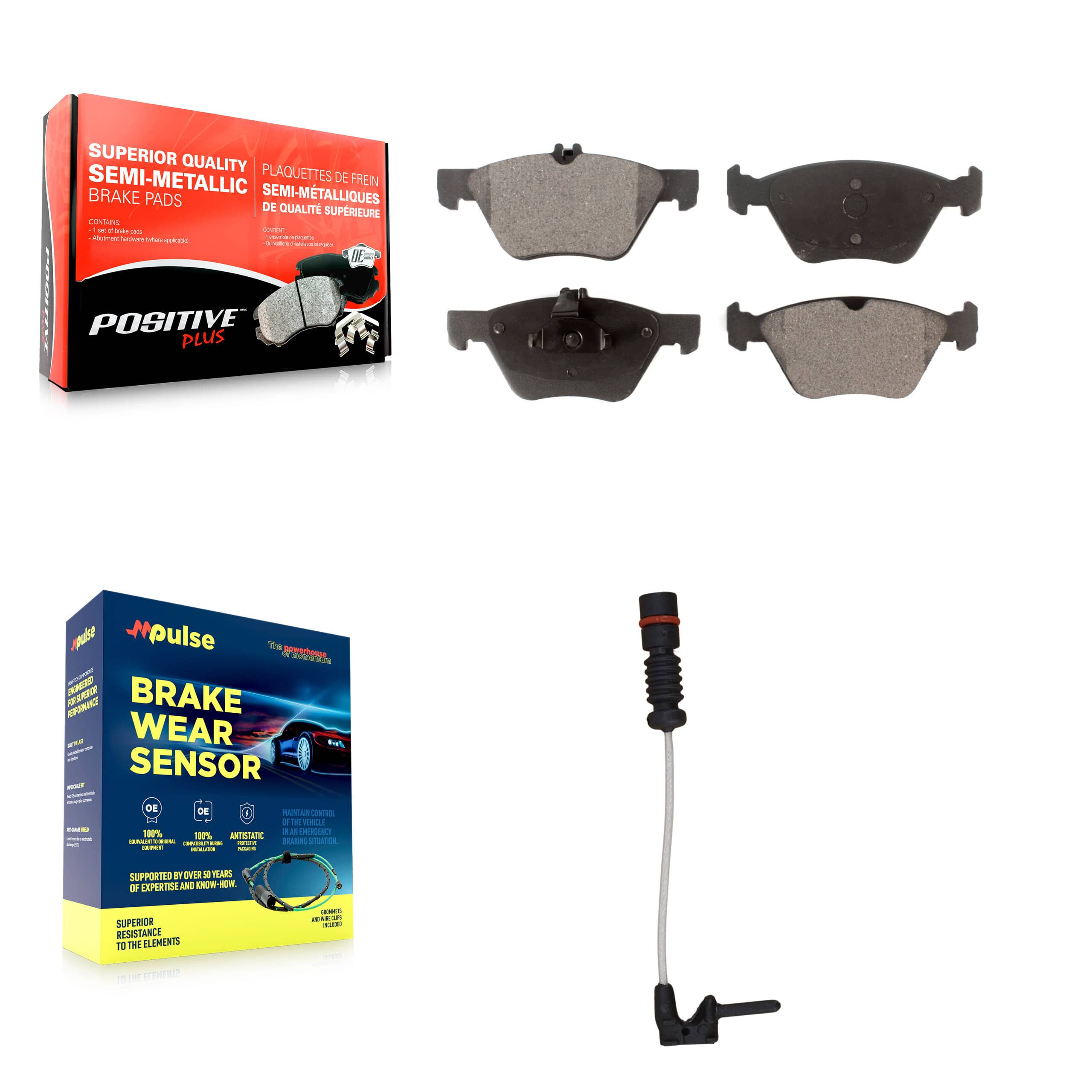 Positive Plus - KPW-100569 - Front Disc Brake Pad Kits