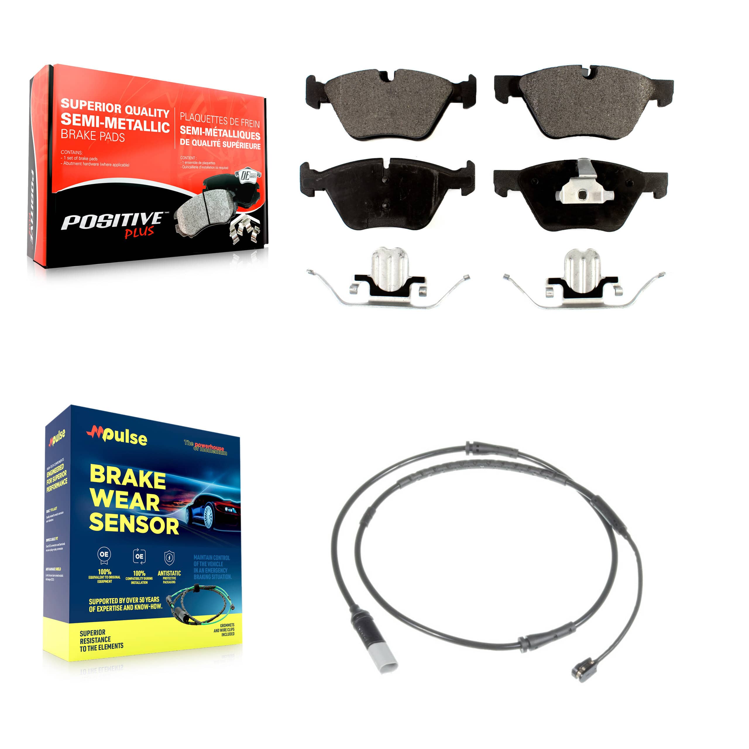 Positive Plus - KPW-100713 - Front Disc Brake Pad Kits