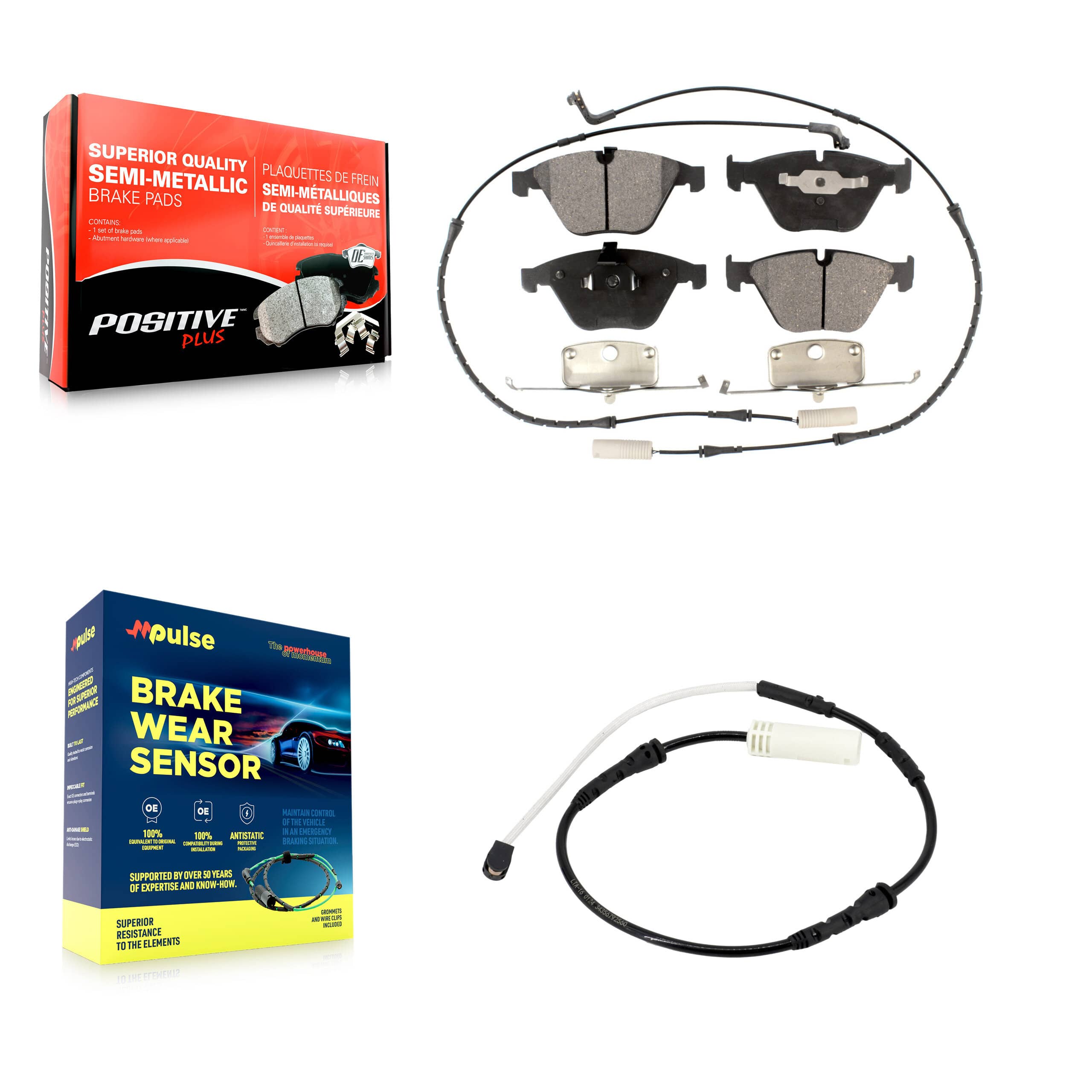 Positive Plus - KPW-100723 - Front Disc Brake Pad Kits
