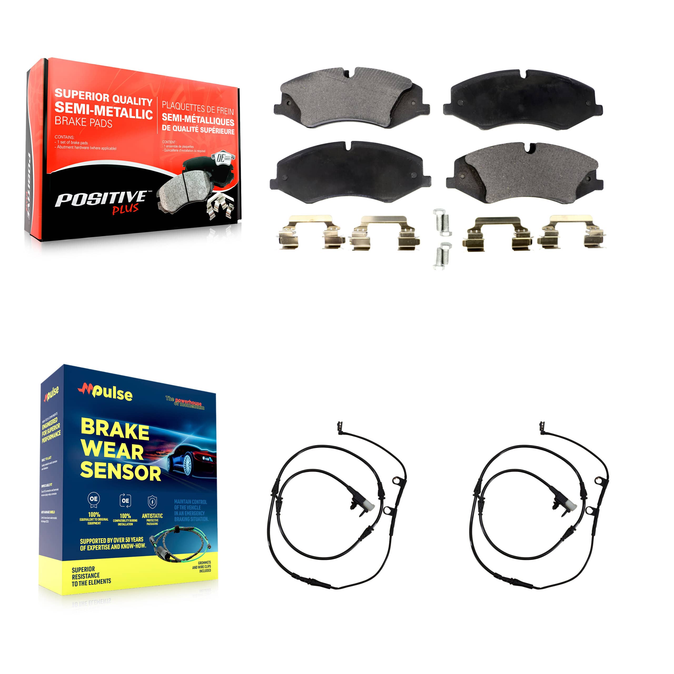 Positive Plus - KPW-100916 - Front Disc Brake Pad Kits