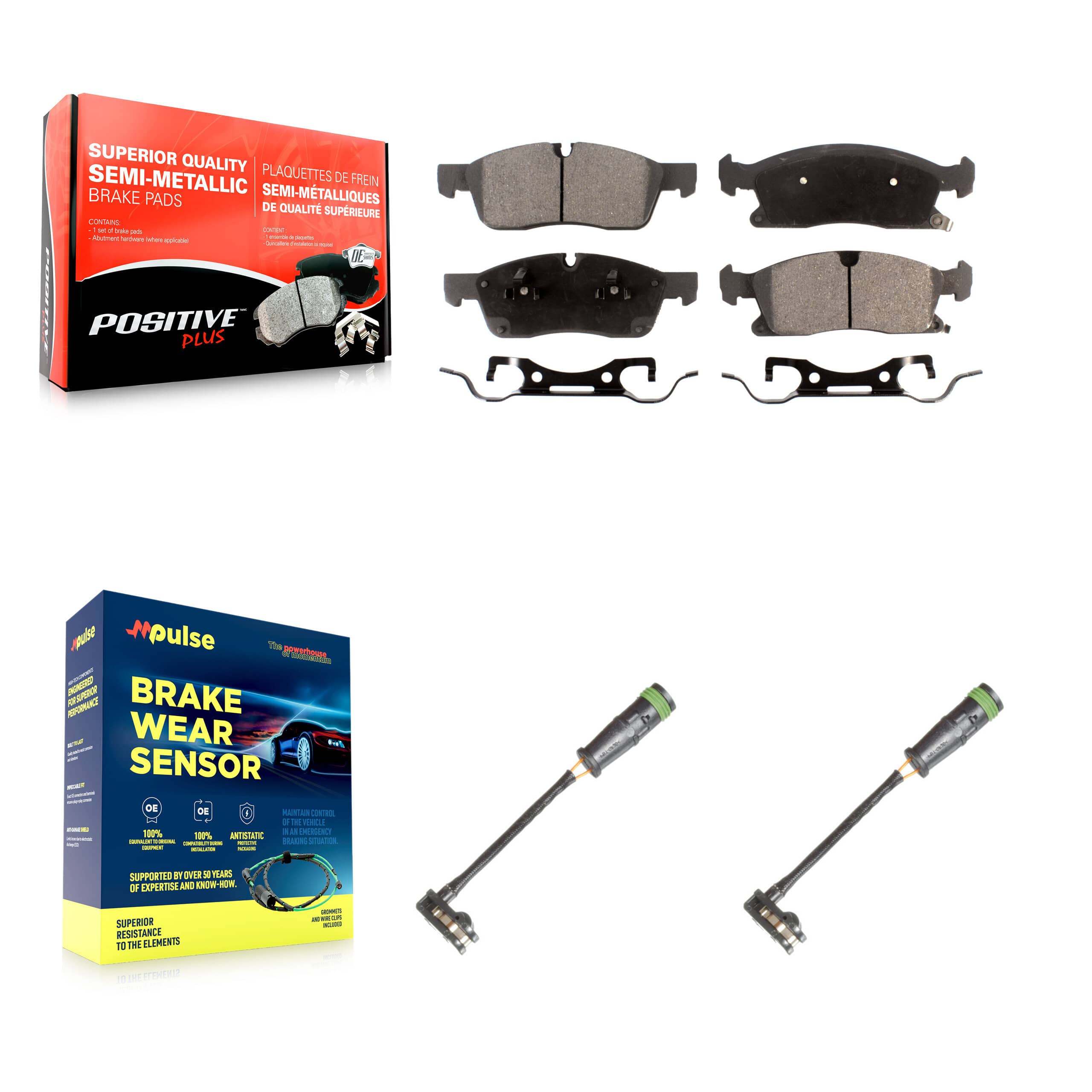 Positive Plus - KPW-100931 - Front Disc Brake Pad Kits