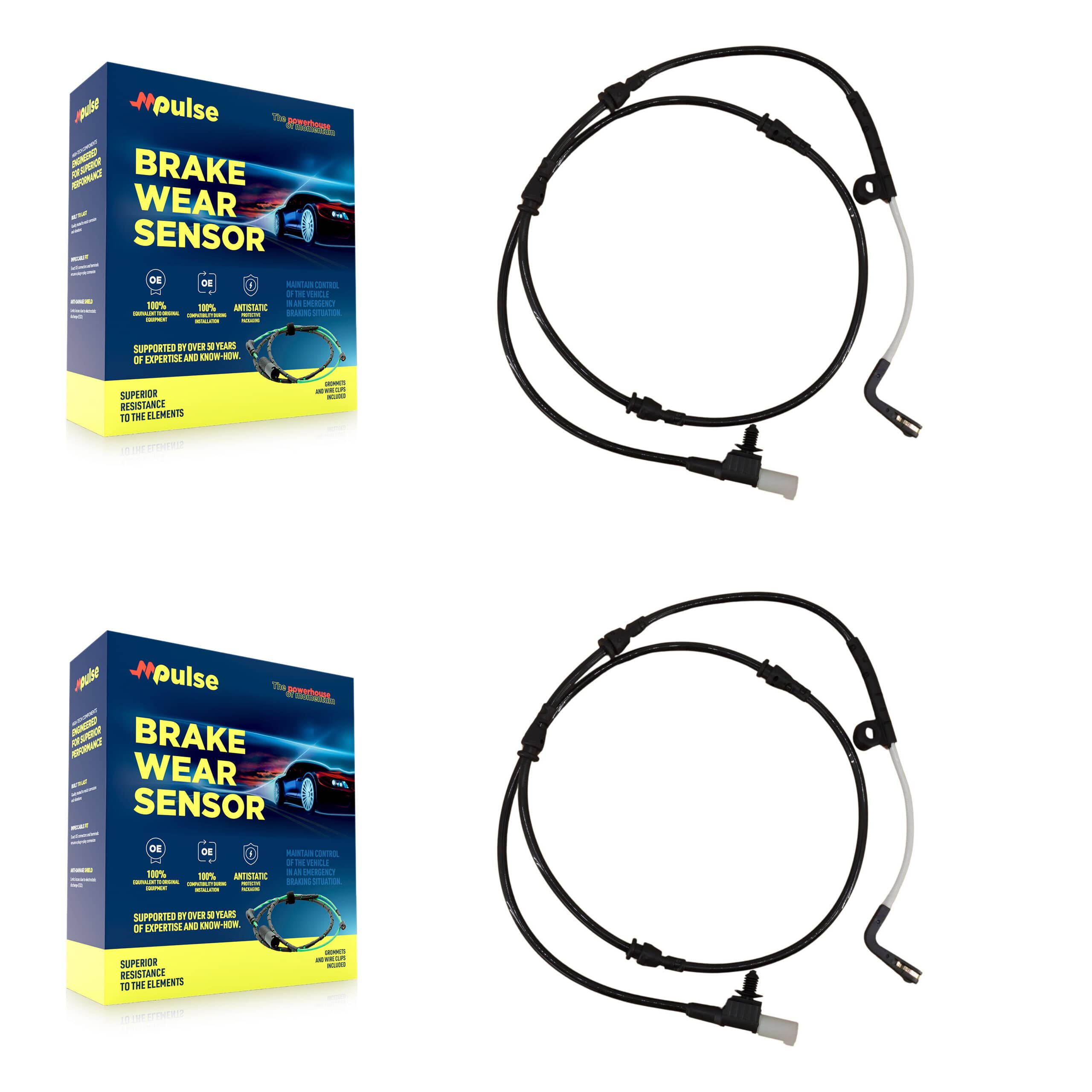 Mpulse - KSE-100337 - Rear Disc Brake Pad Wear Sensor Kits
