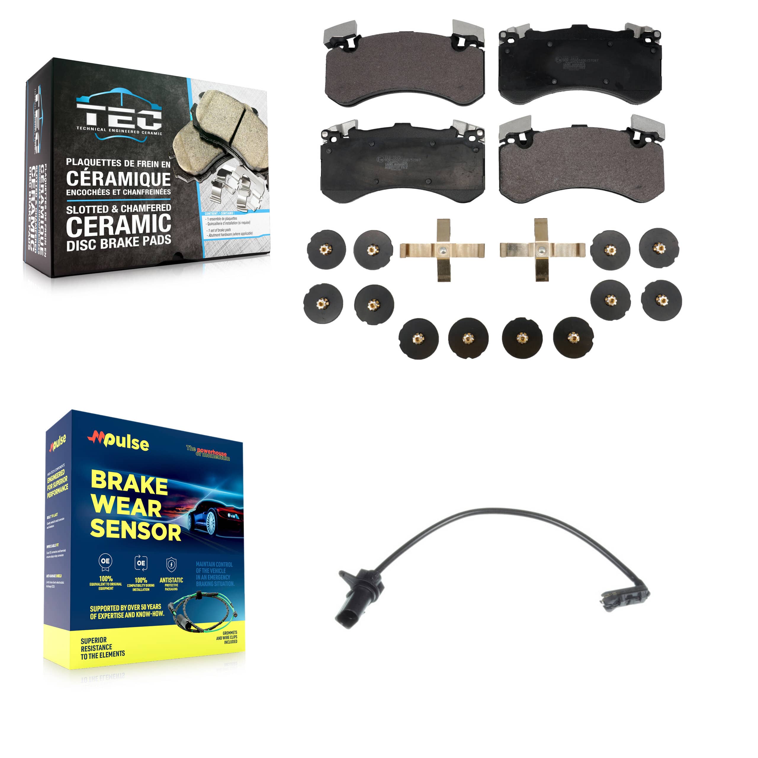 TEC - KTW-100024 - Front Disc Brake Pad Kits