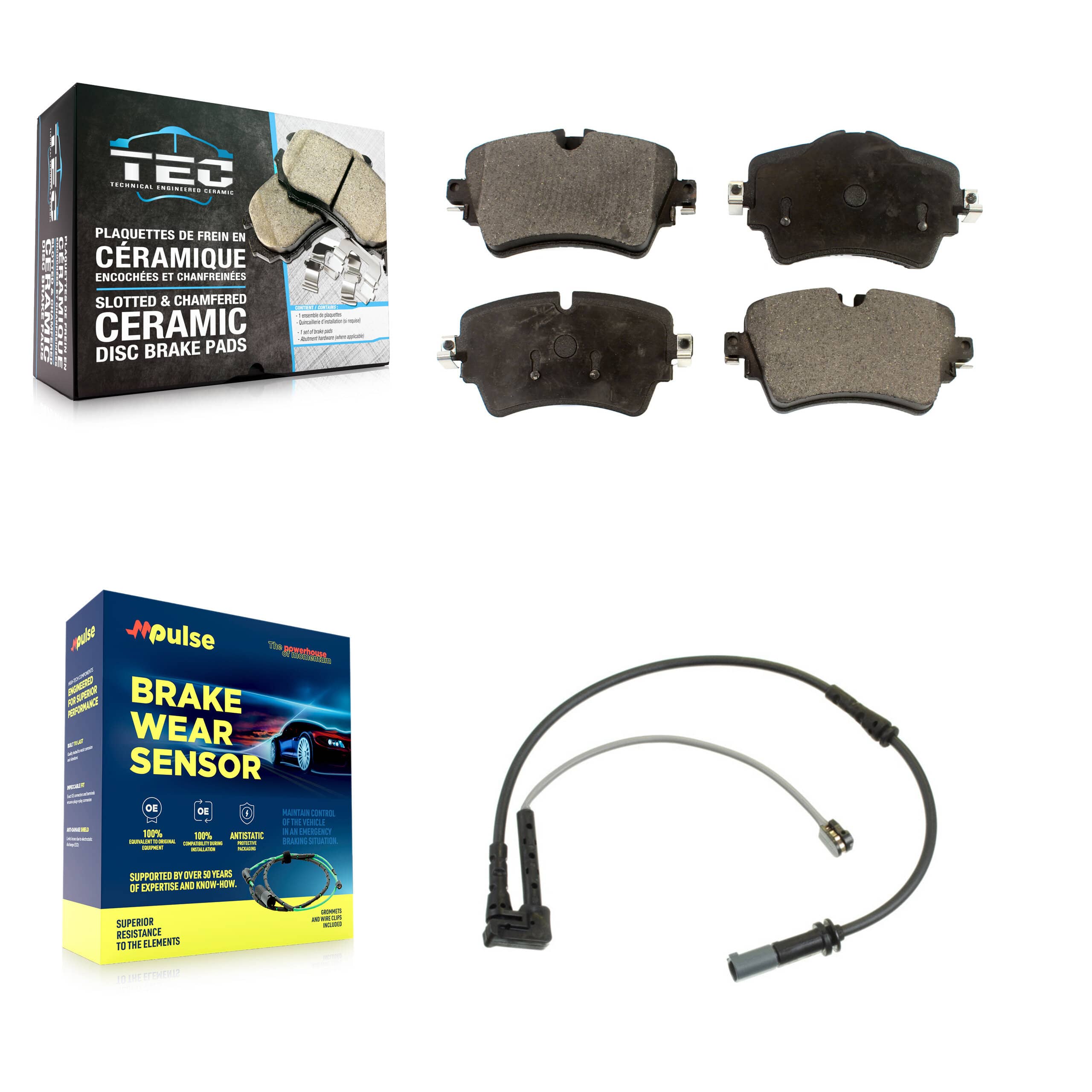 TEC - KTW-100072 - Front Disc Brake Pad Kits