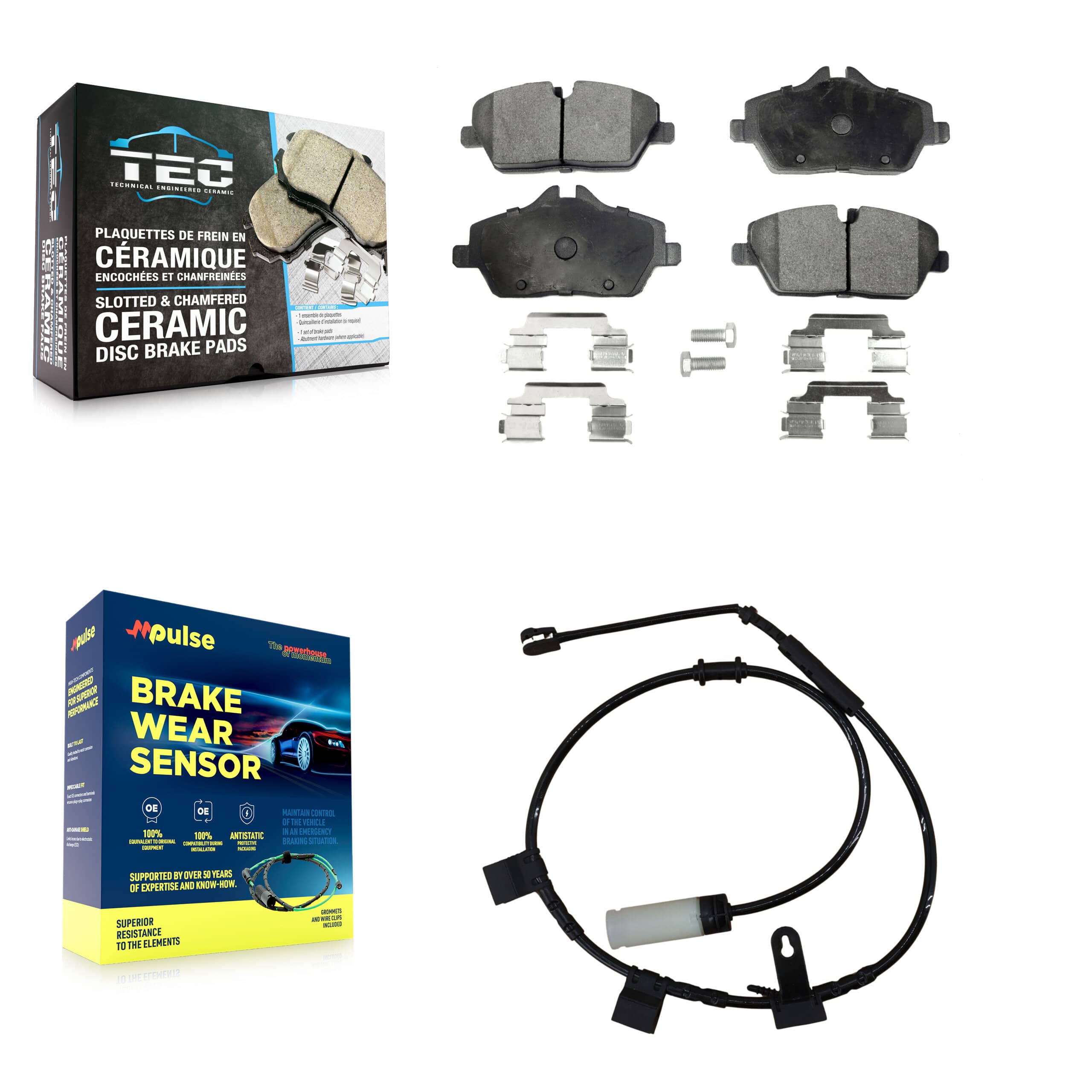 TEC - KTW-100105 - Front Disc Brake Pad Kits