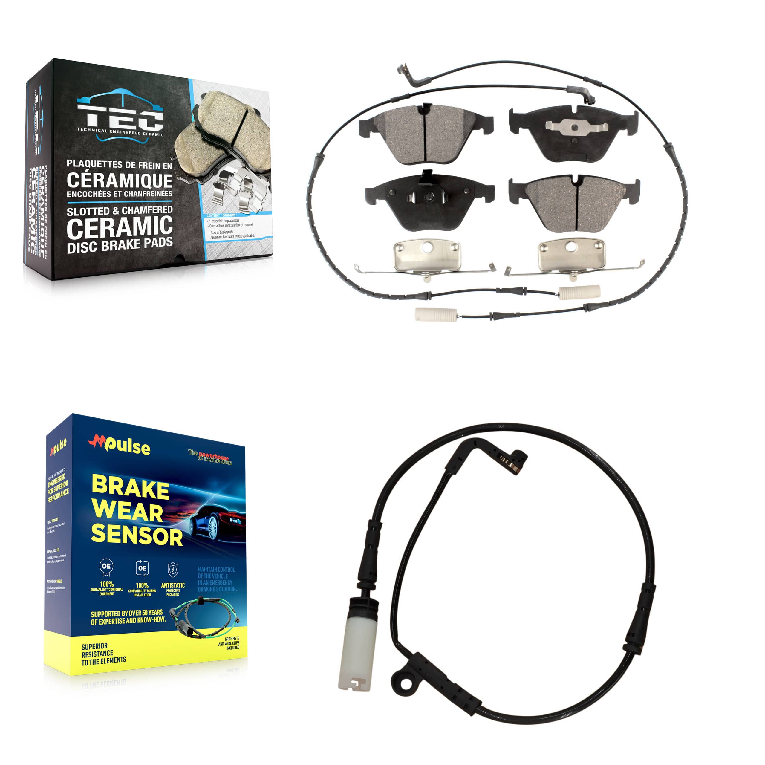 TEC - KTW-100154 - Front Disc Brake Pad Kits