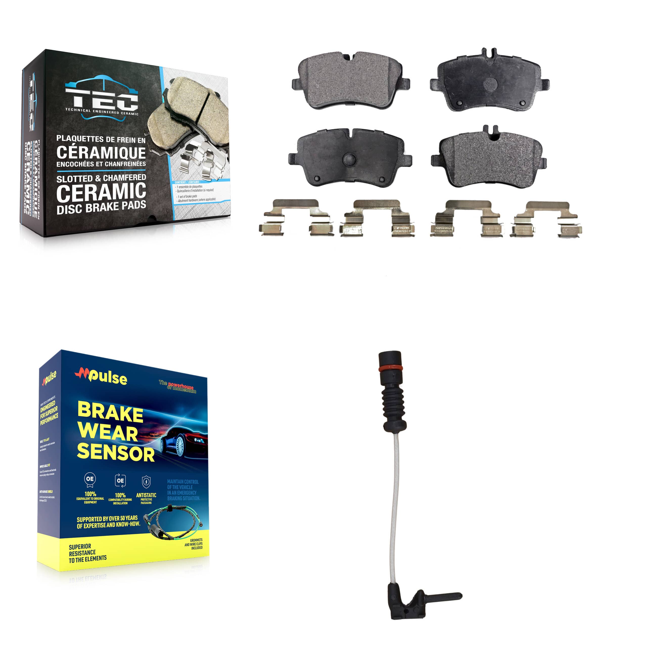 TEC - KTW-100178 - Front Disc Brake Pad Kits