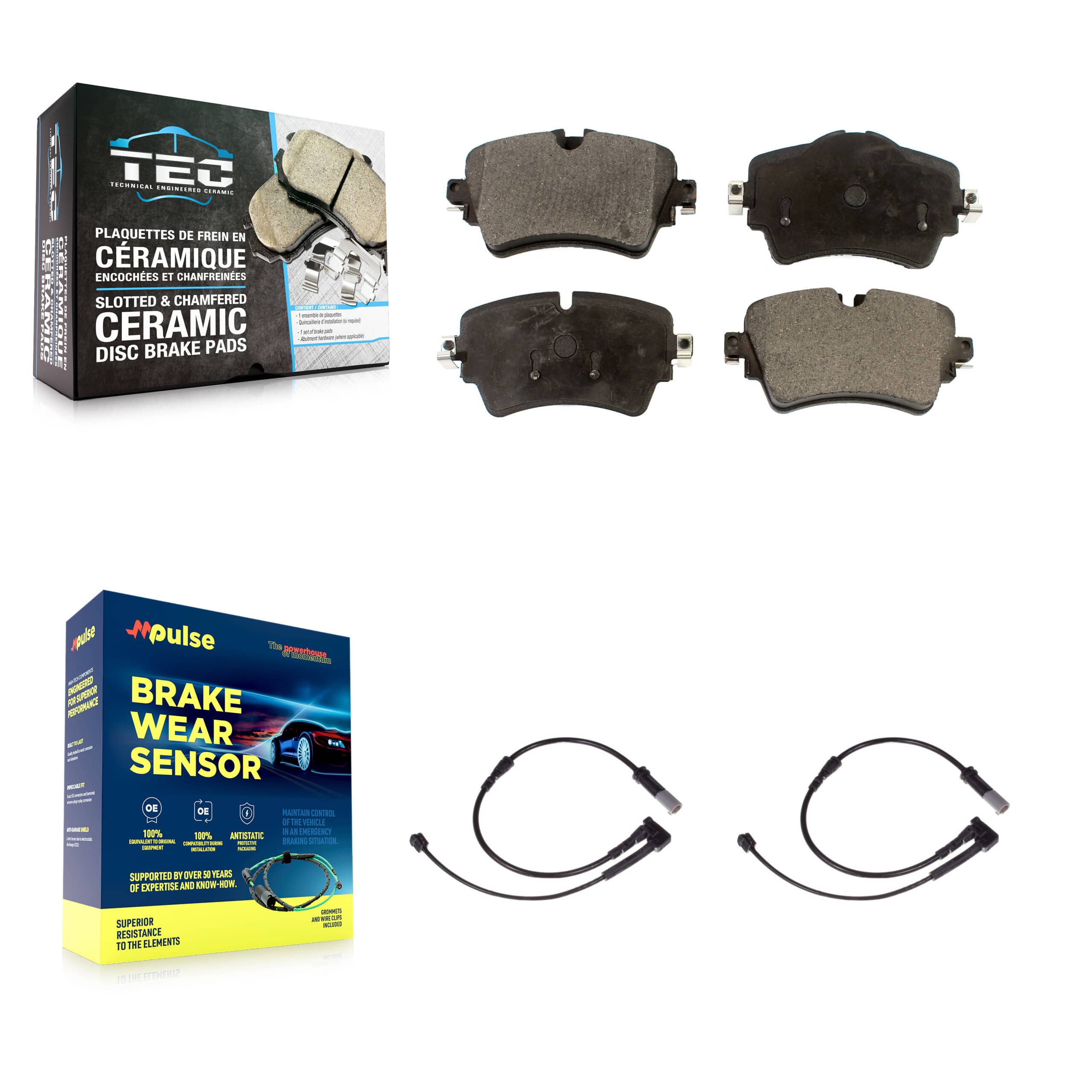 TEC - KTW-100871 - Front Disc Brake Pad Kits