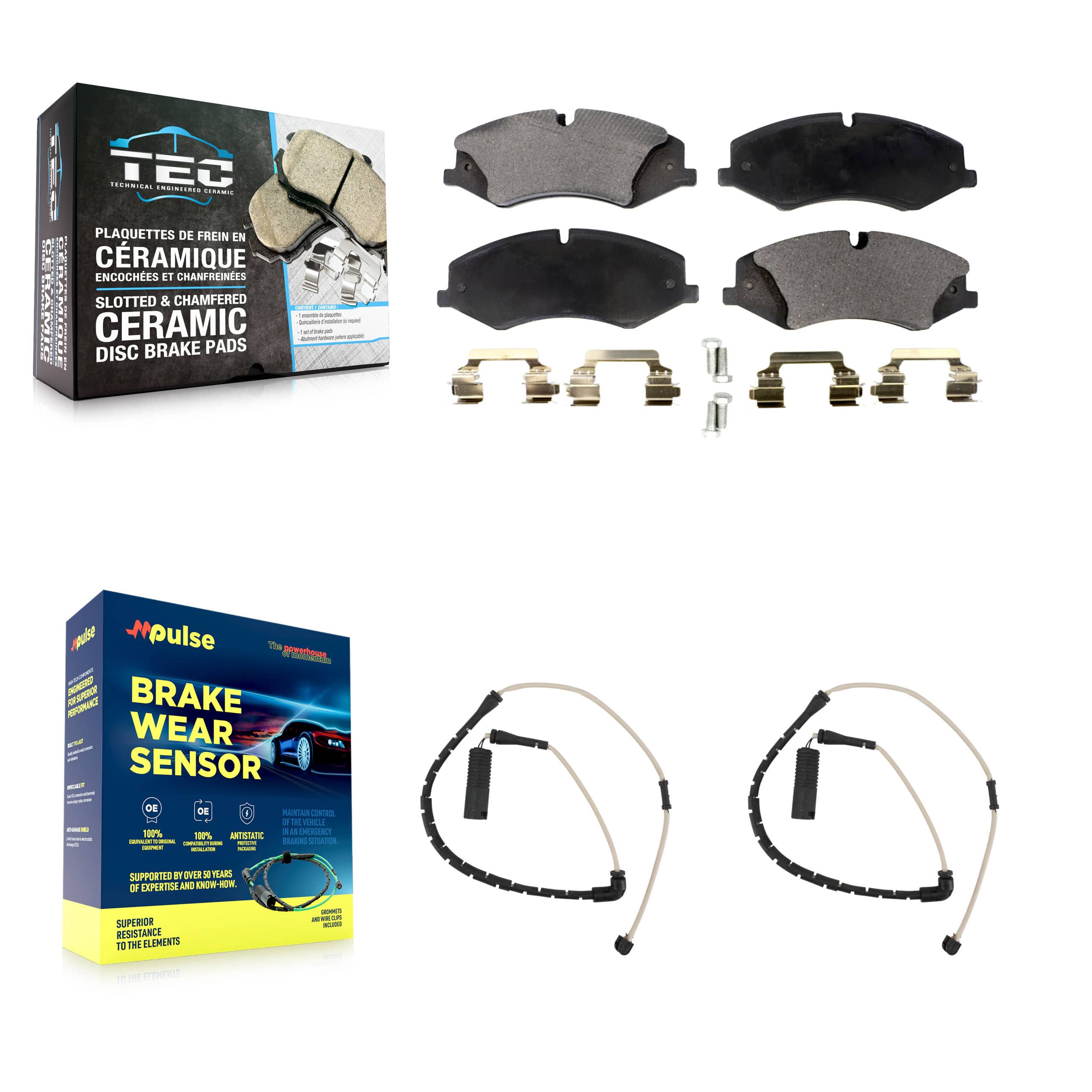 TEC - KTW-100875 - Front Disc Brake Pad Kits