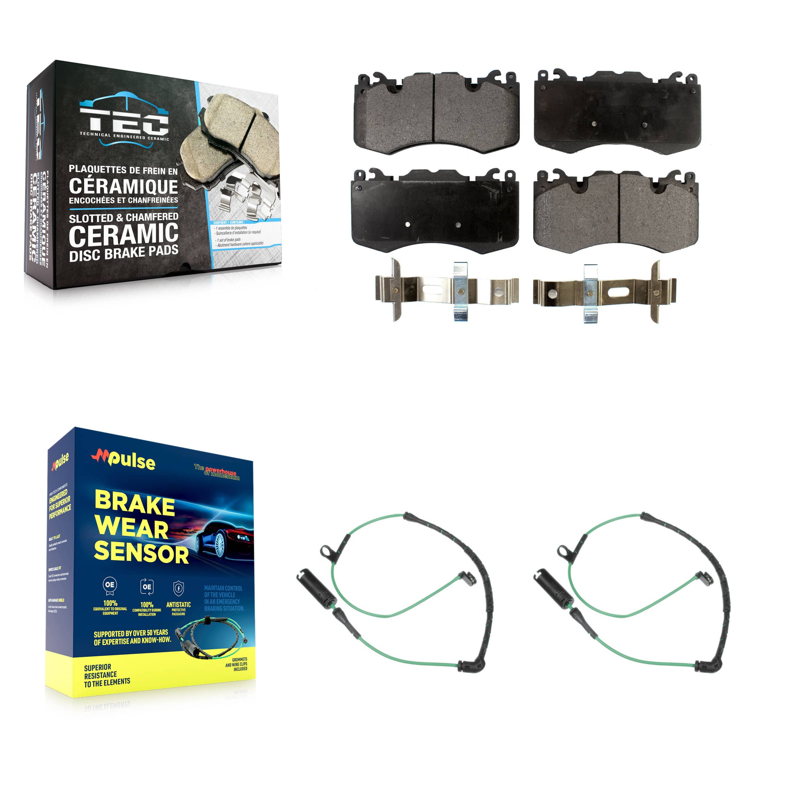 TEC - KTW-100876 - Front Disc Brake Pad Kits