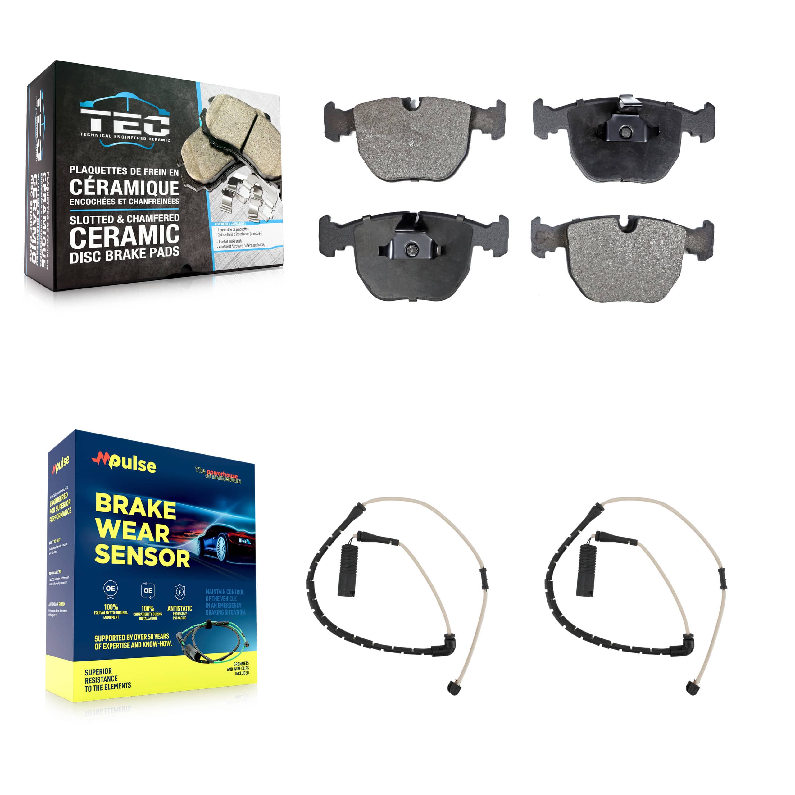 TEC - KTW-100877 - Front Disc Brake Pad Kits