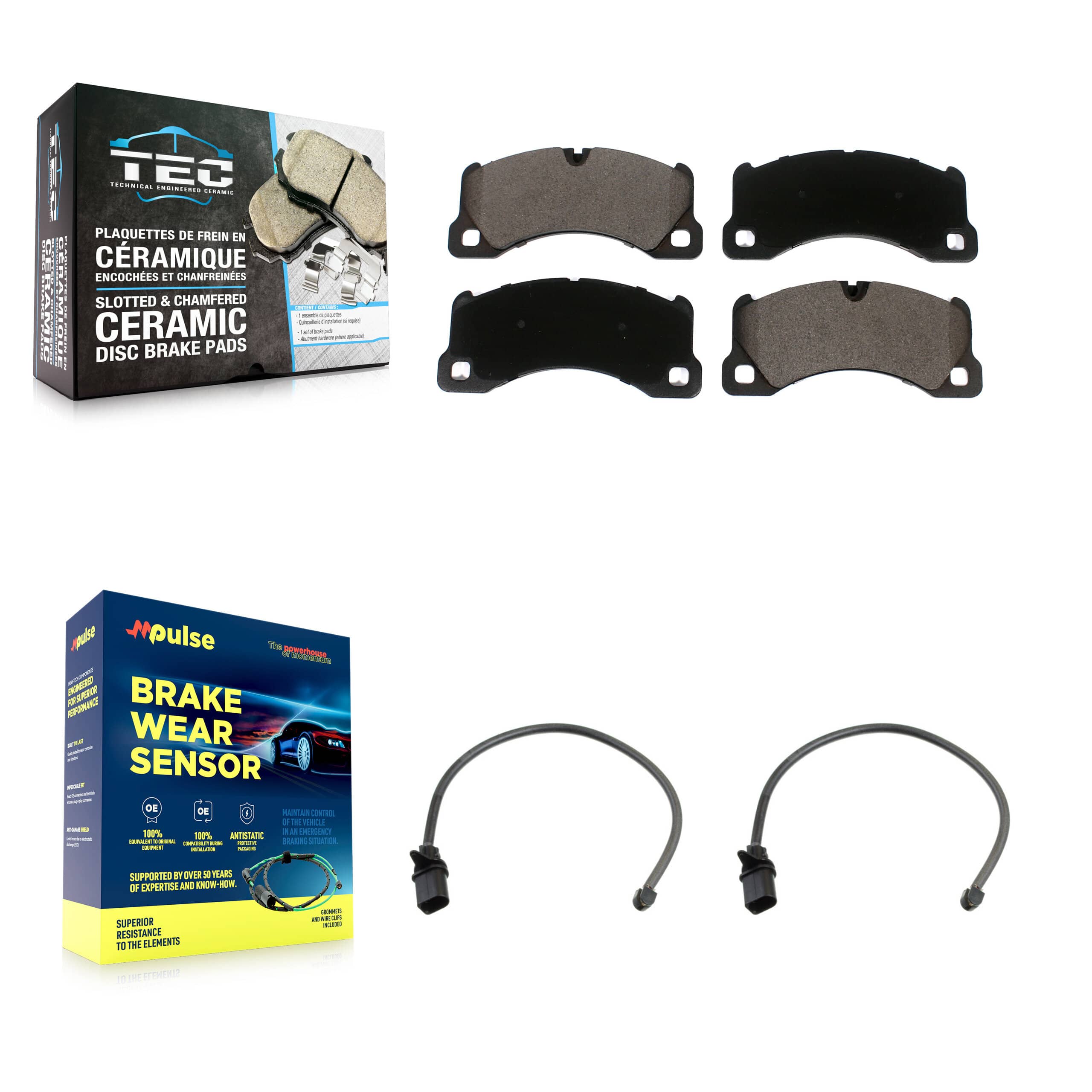 TEC - KTW-100957 - Front Disc Brake Pad Kits