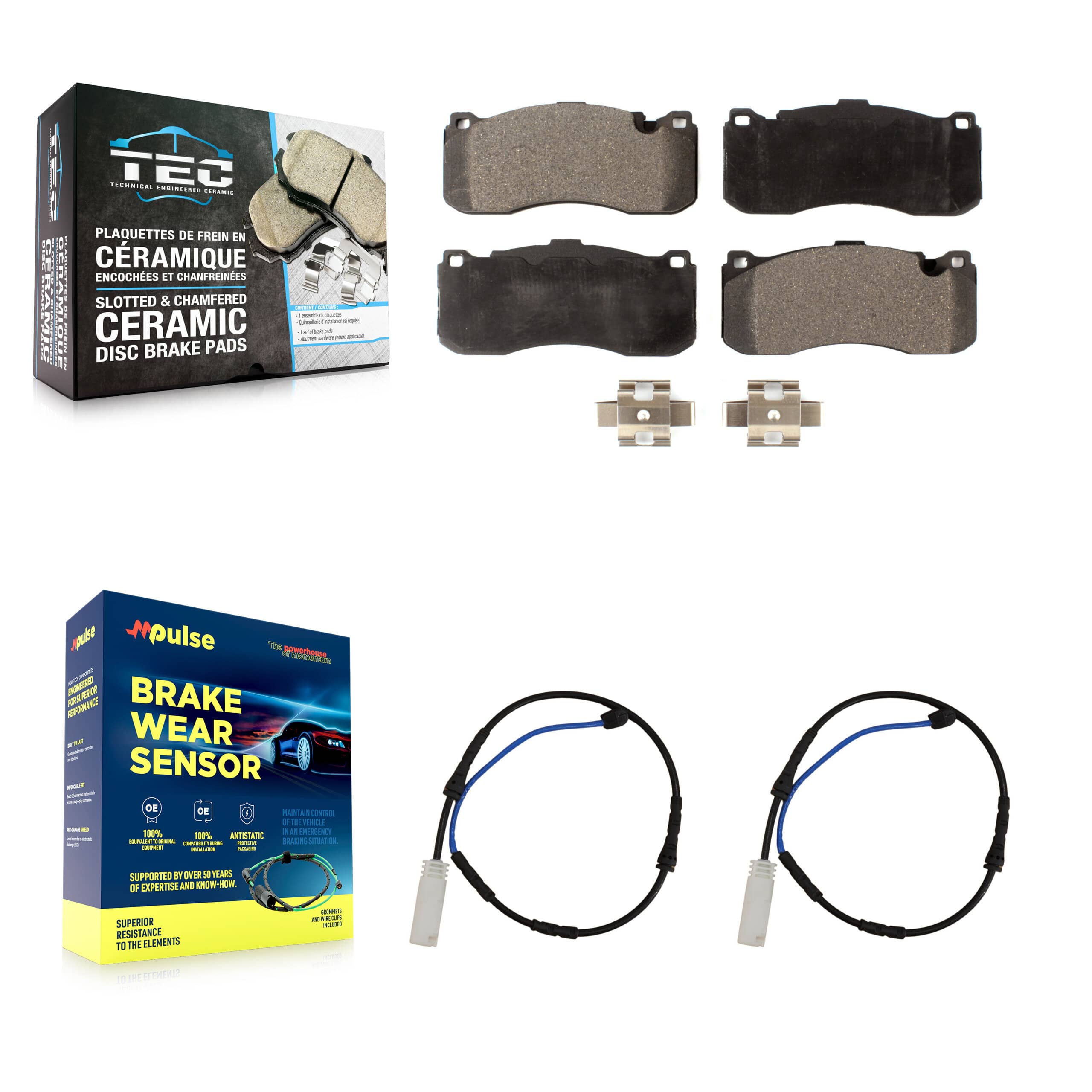 TEC - KTW-100961 - Front Disc Brake Pad Kits