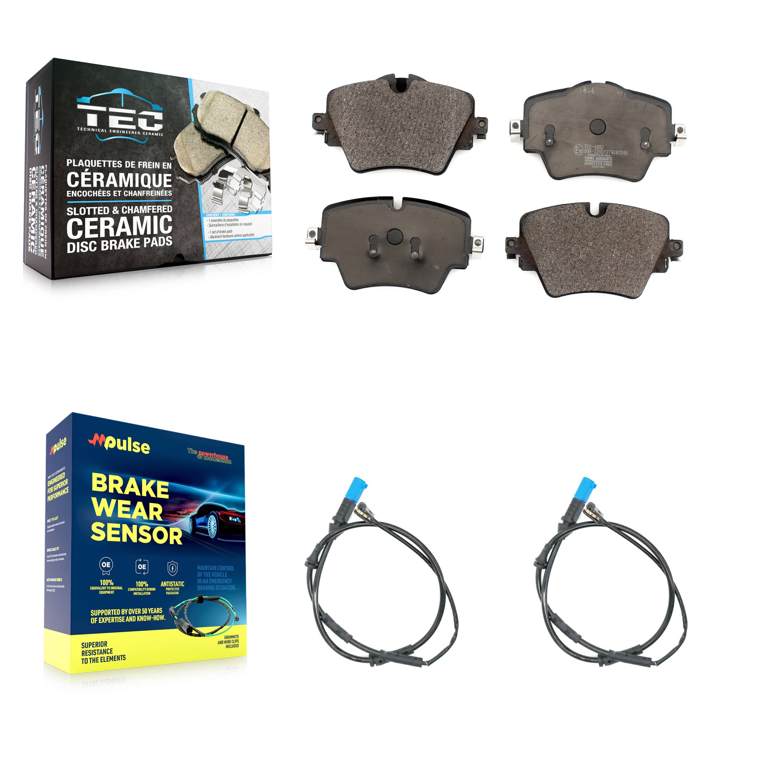 TEC - KTW-101020 - Front Disc Brake Pad Kits
