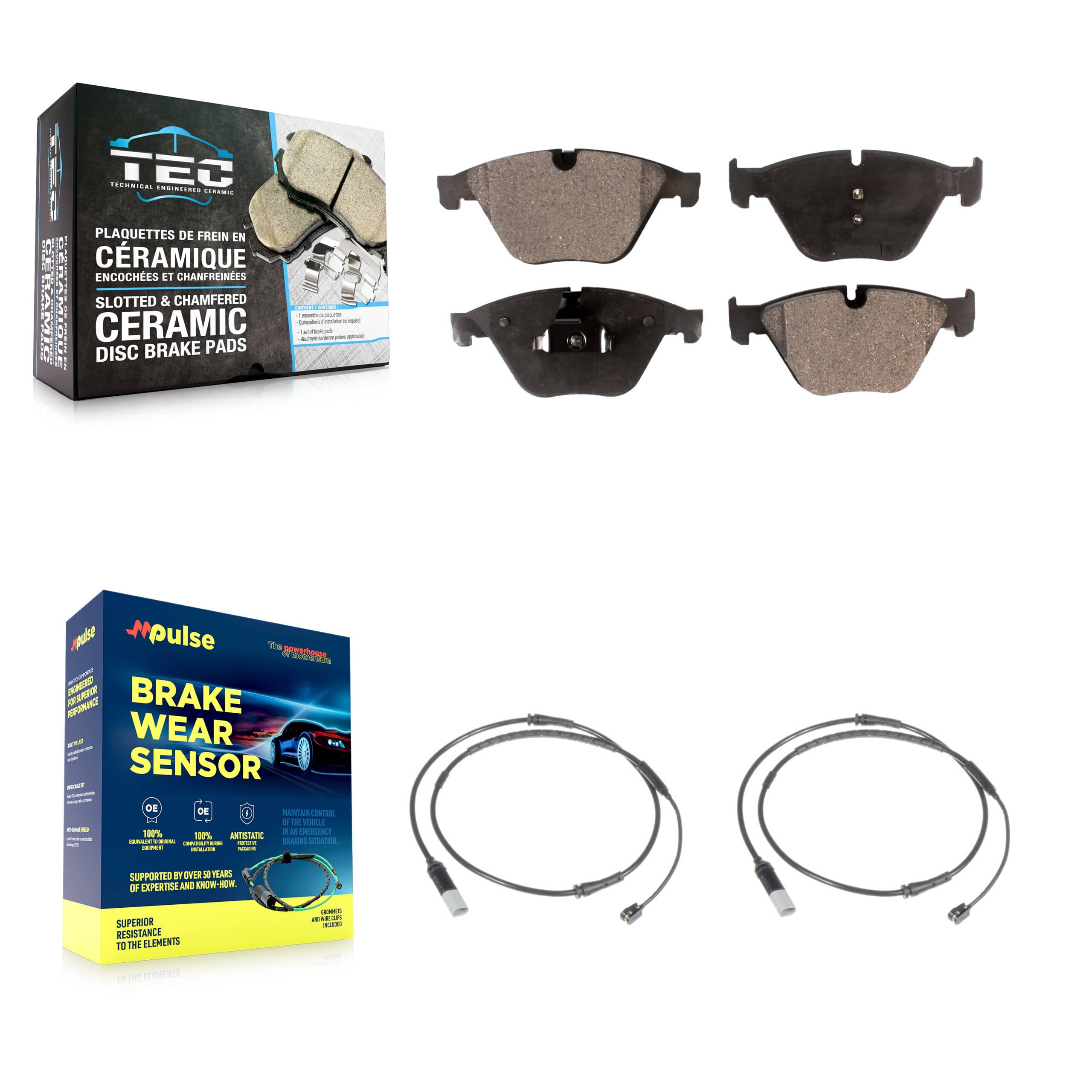 TEC - KTW-101024 - Front Disc Brake Pad Kits