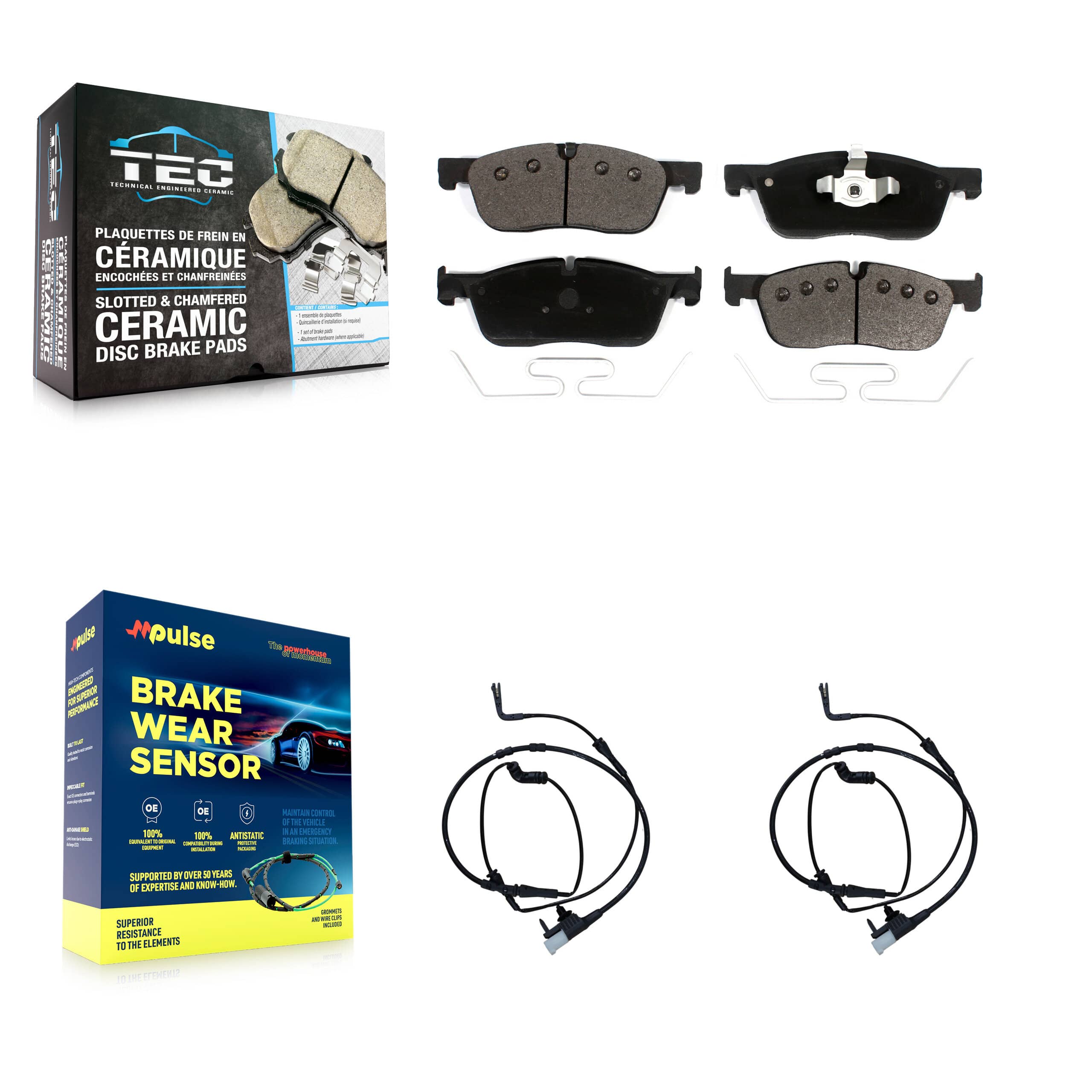 TEC - KTW-101067 - Front Disc Brake Pad Kits