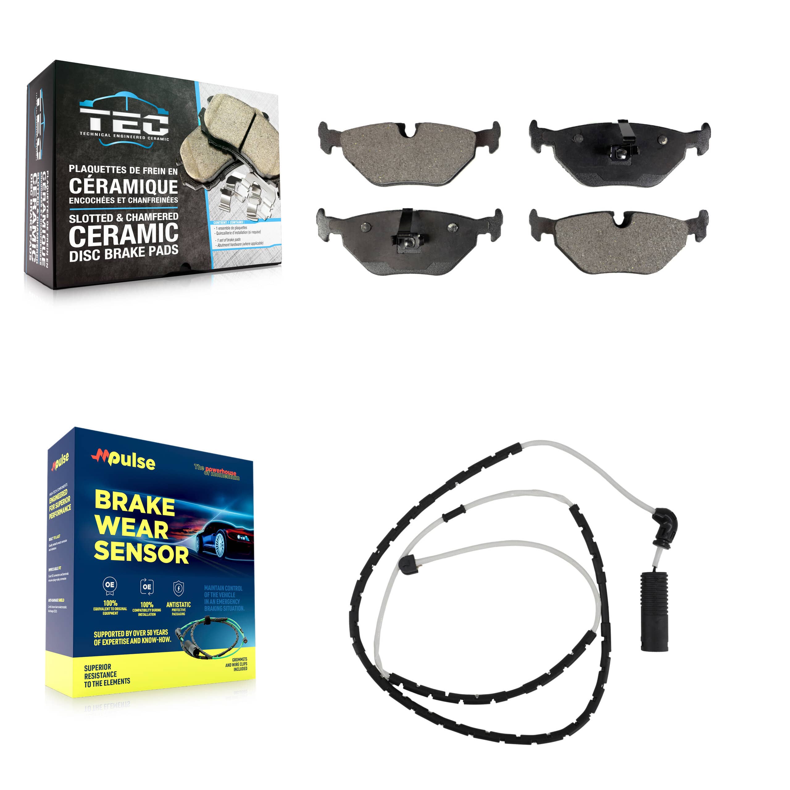 TEC - KTW-101102 - Rear Disc Brake Pad Kits