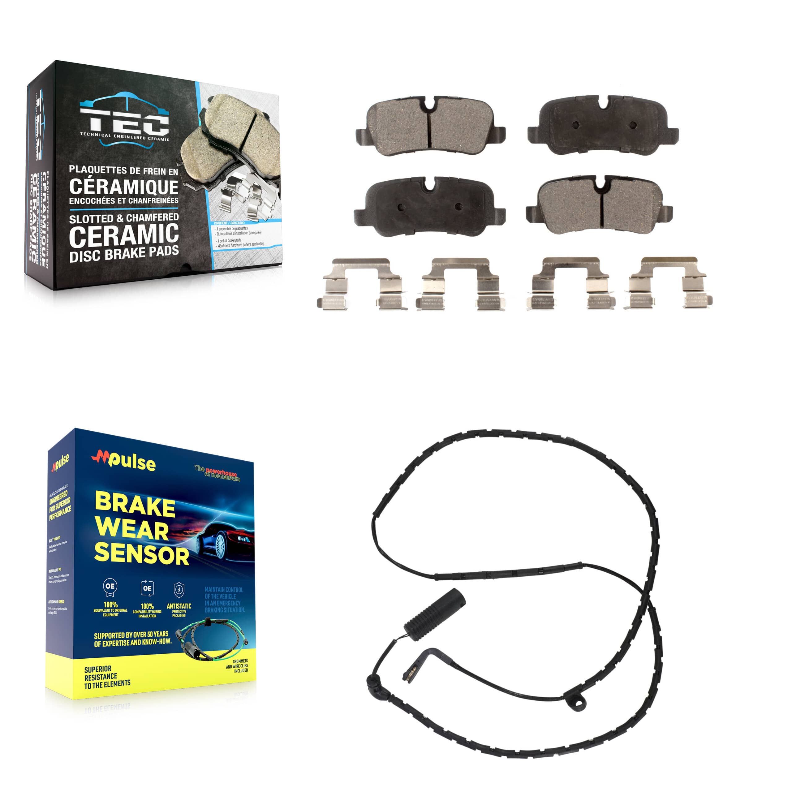 TEC - KTW-101216 - Rear Disc Brake Pad Kits