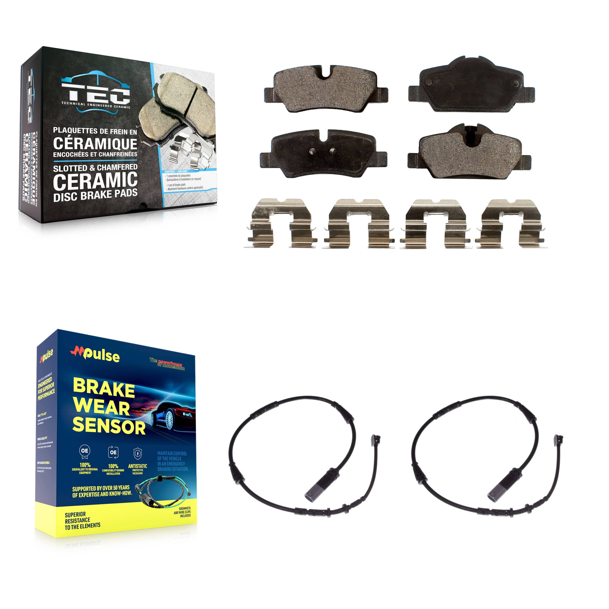 TEC - KTW-101262 - Rear Disc Brake Pad Kits