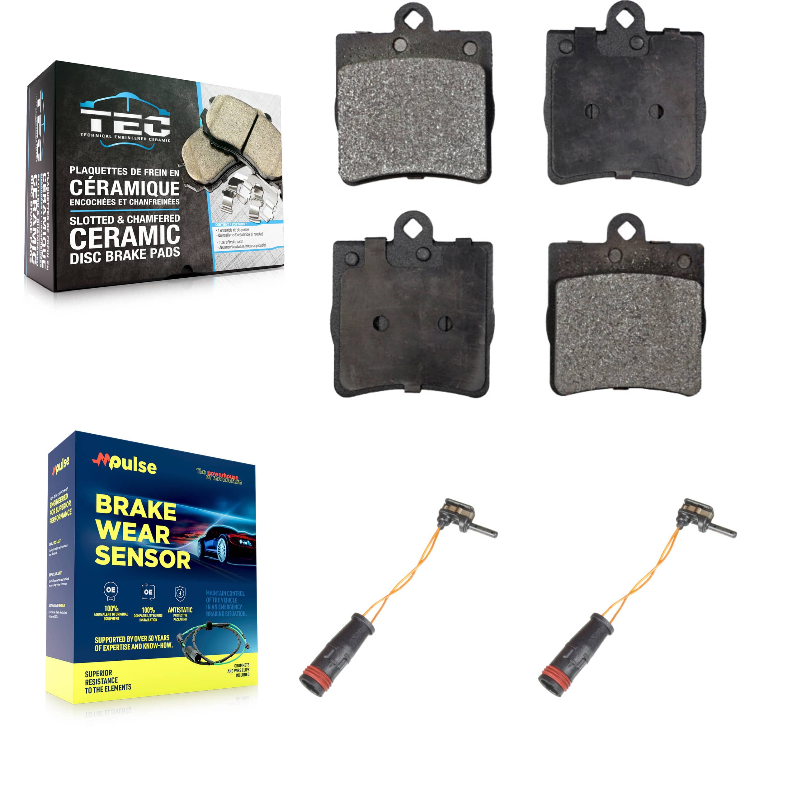 TEC - KTW-101351 - Rear Disc Brake Pad Kits