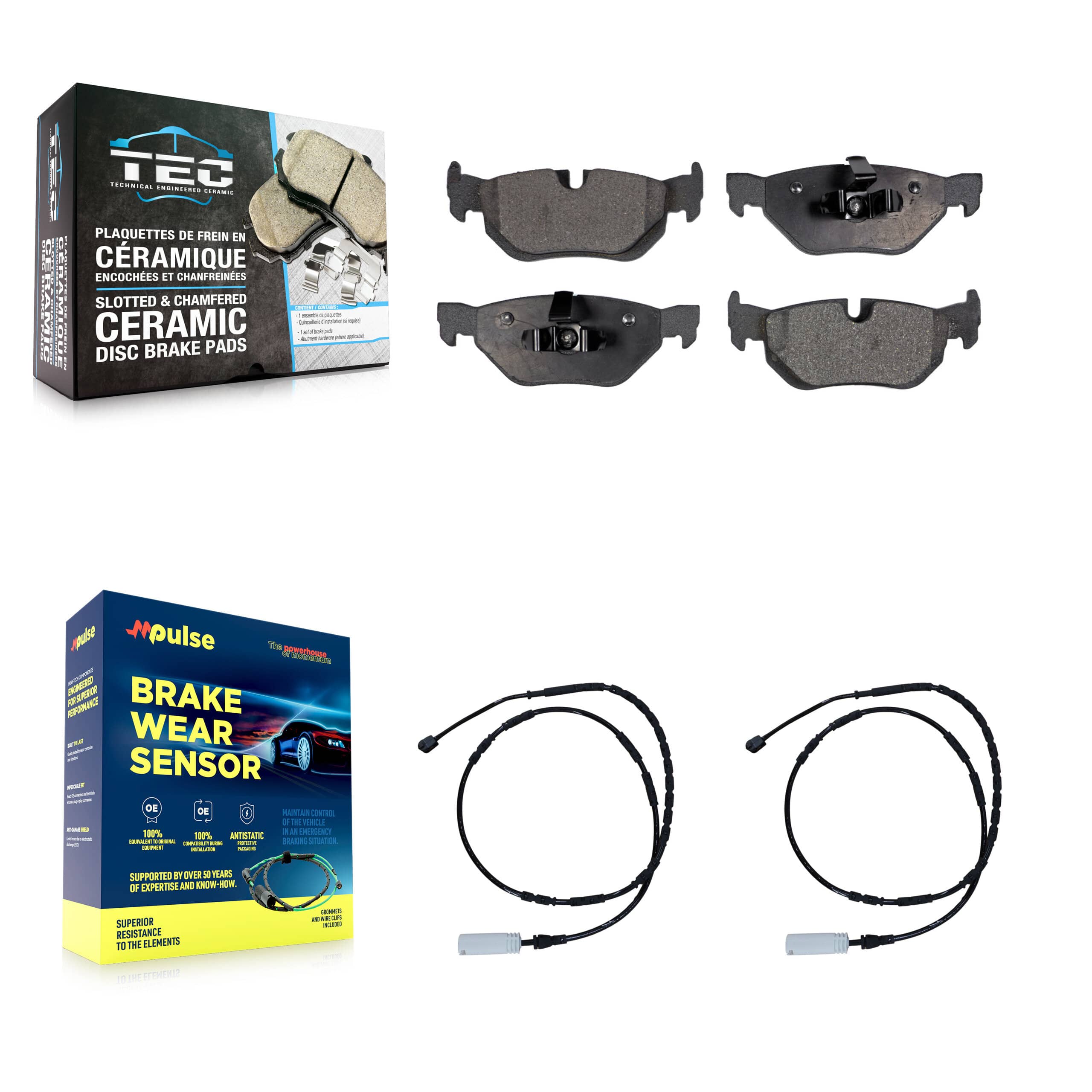 TEC - KTW-101369 - Rear Disc Brake Pad Kits
