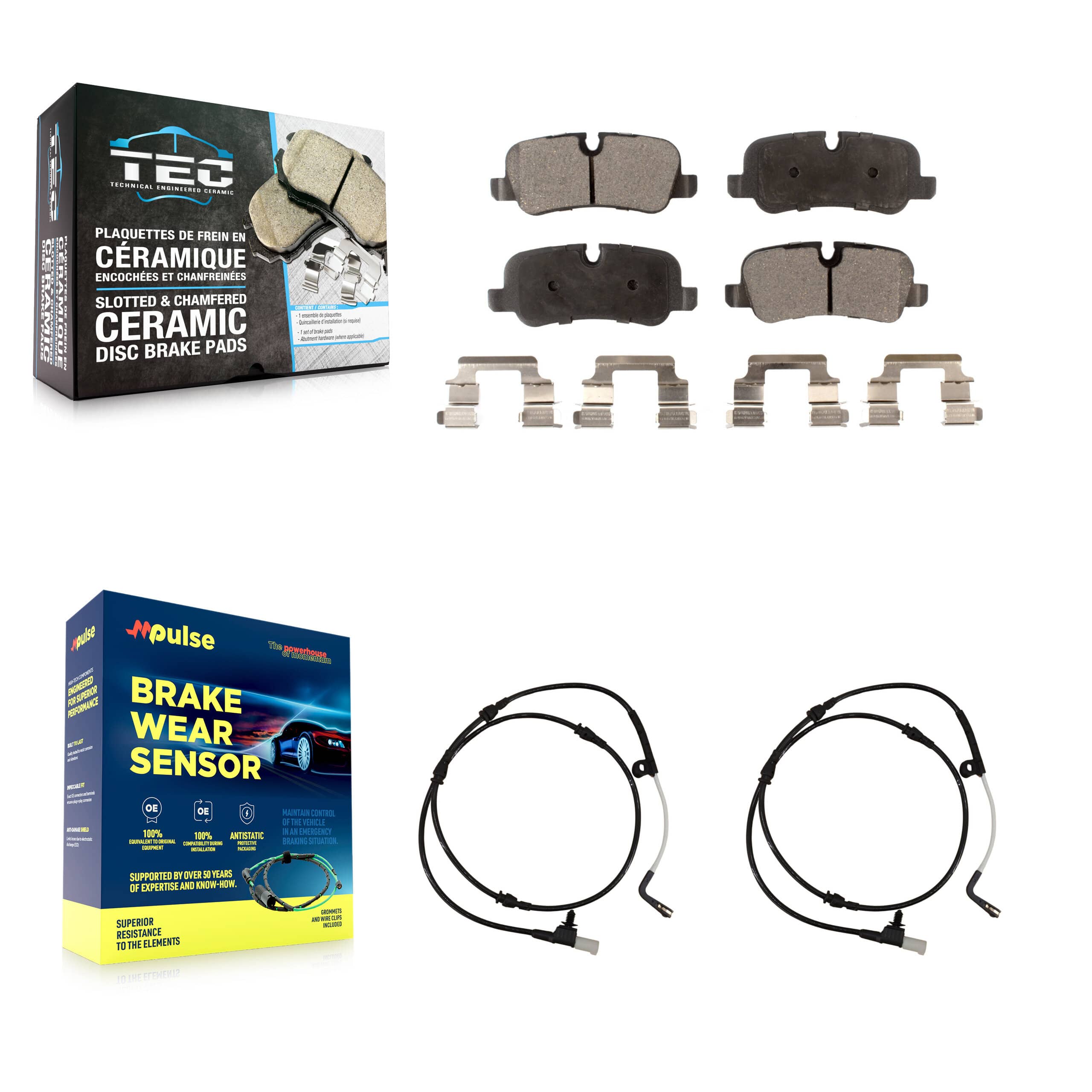 TEC - KTW-101398 - Rear Disc Brake Pad Kits