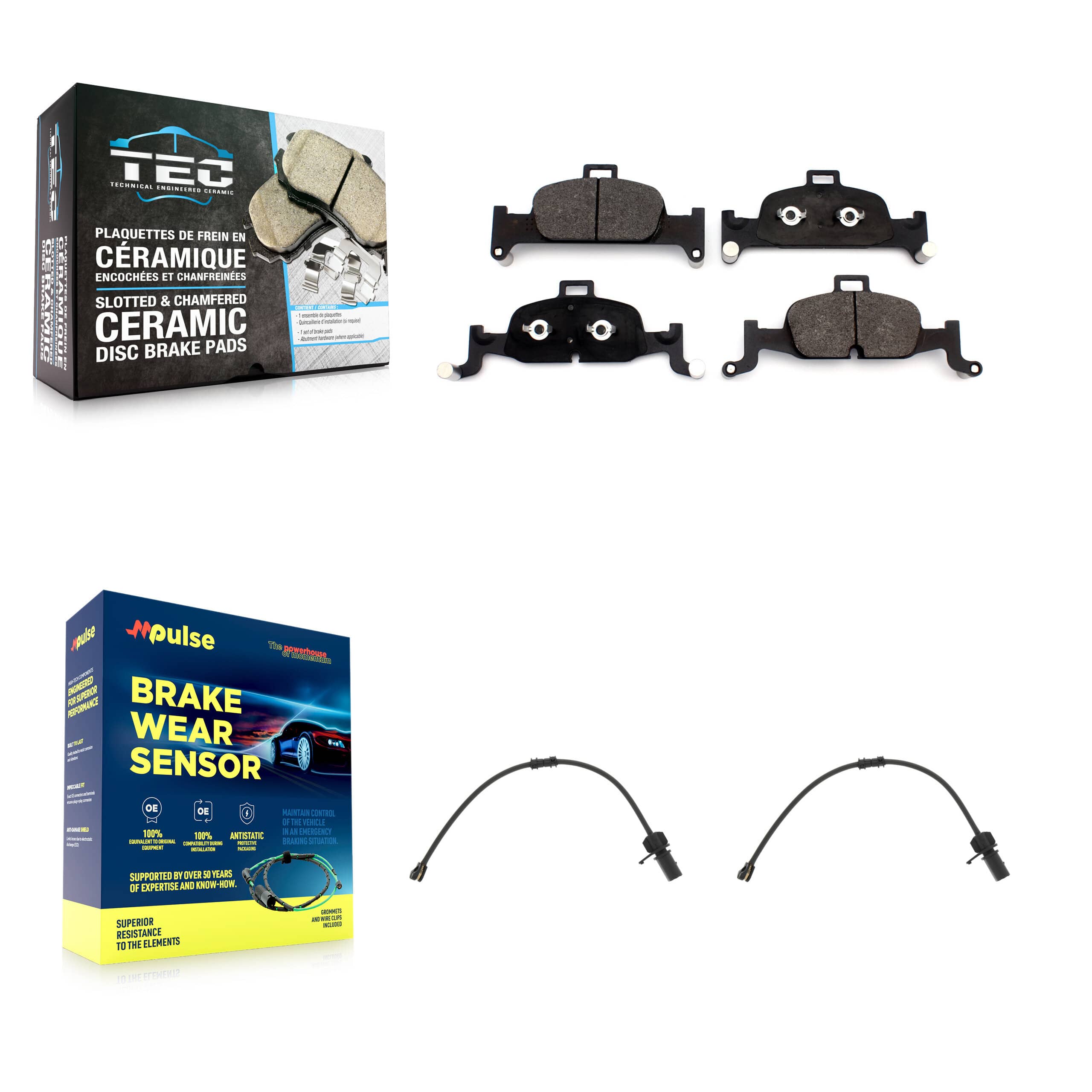 TEC - KTW-101561 - Front Disc Brake Pad Kits