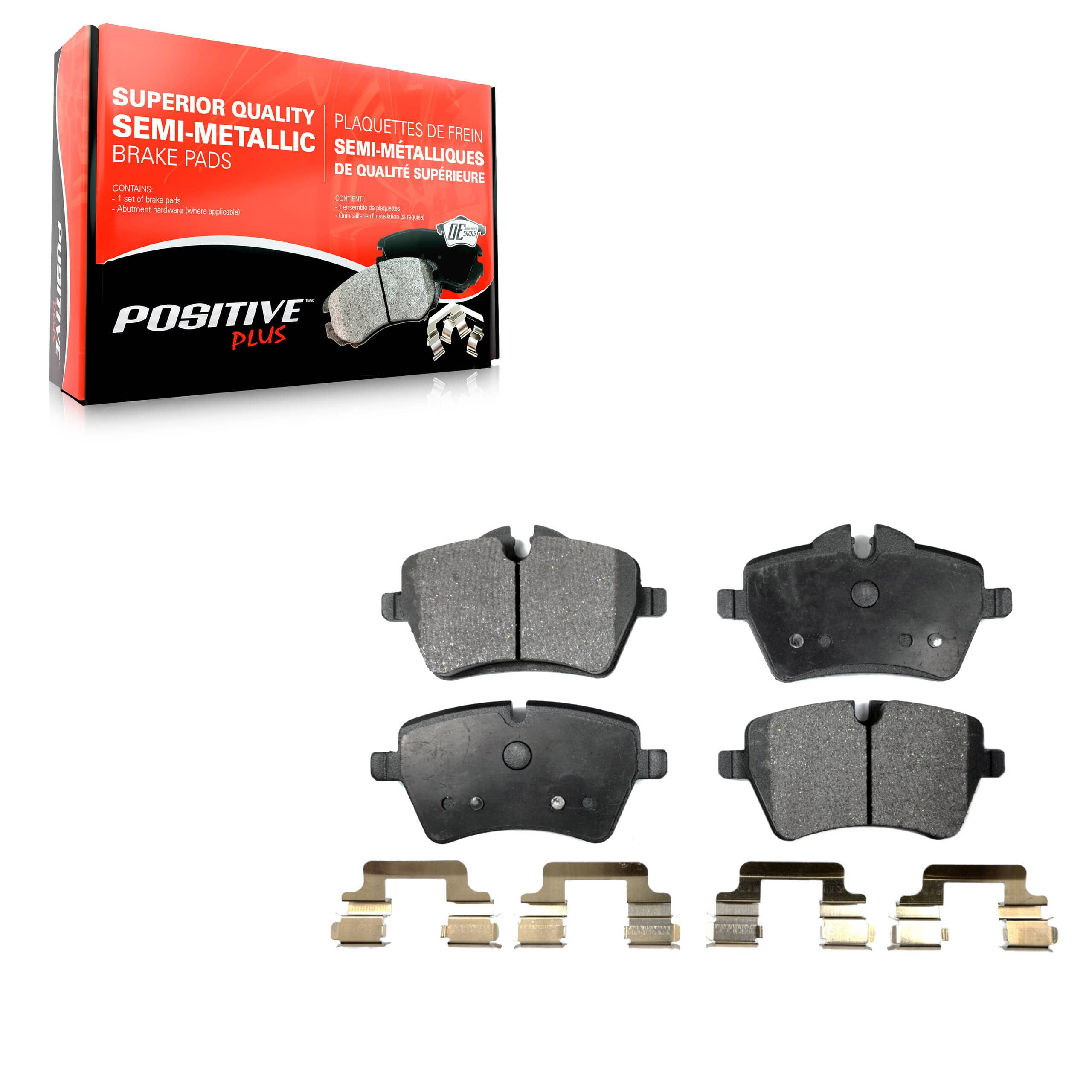Positive Plus - PPF-D1204 - Front Disc Brake Pad